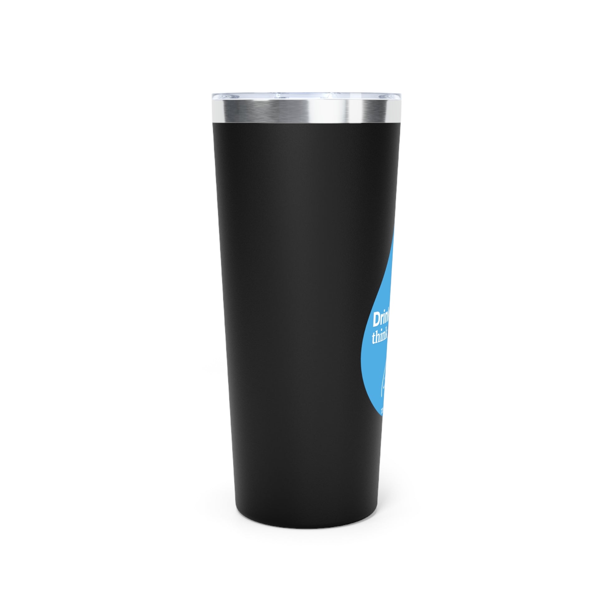 “Drink Water, think Hussain” – Copper Vacuum Insulated Tumbler, 22oz | Karbala Imam Hussain (A) Tribute