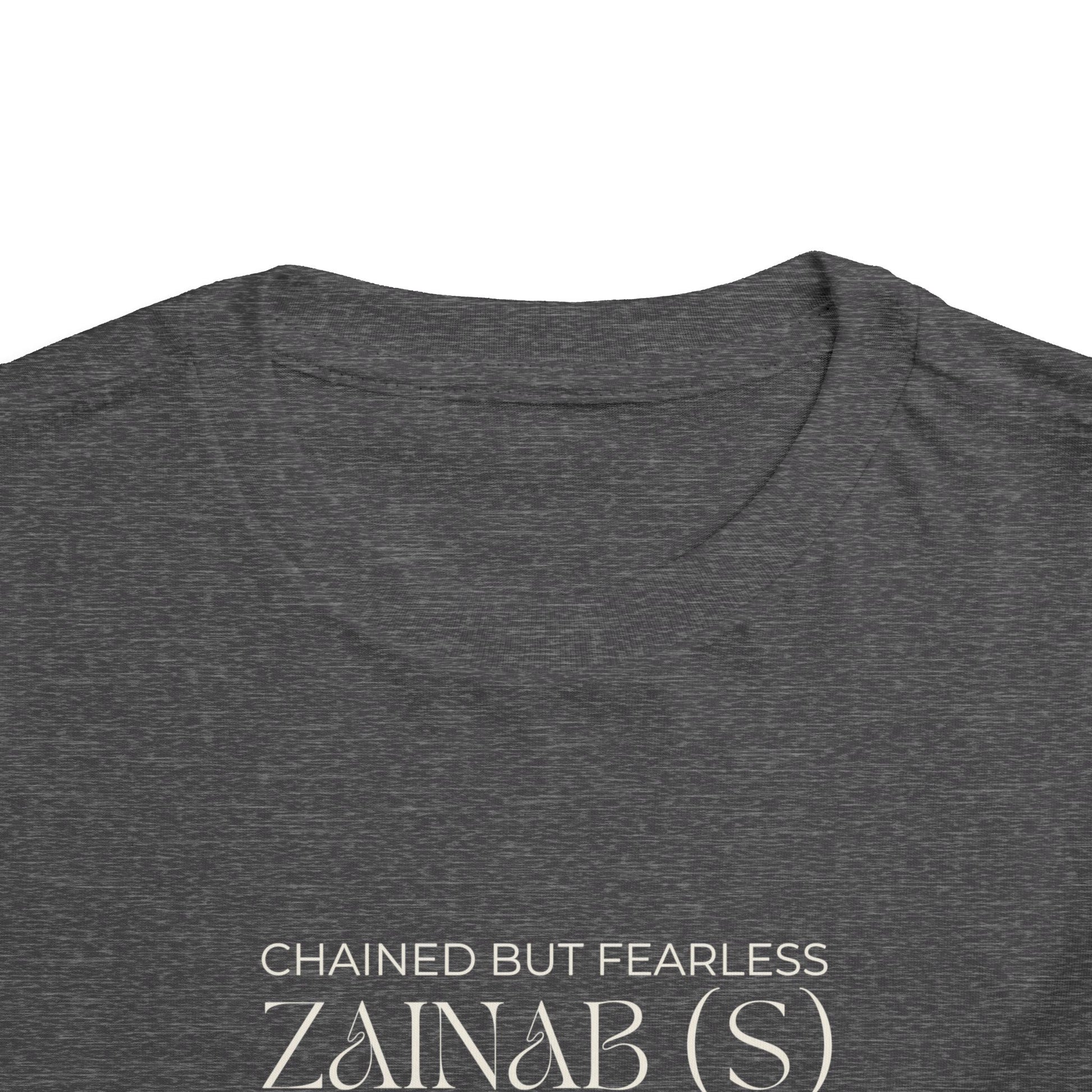 Chained but Fearless - Zainab (S) – Muharram & Arbaeen Edition | Unisex Toddler Short Sleeve Tee
