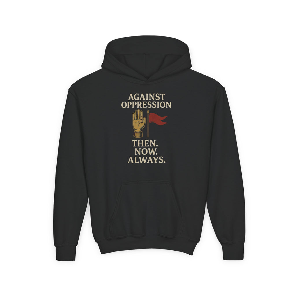 Against Oppression - Muharram and Arbaeen Edition | Unisex Youth Heavy Blend Hooded Sweatshirt