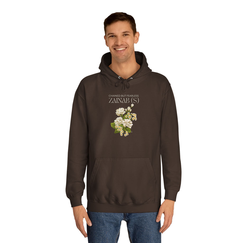 Chained but Fearless - Zainab (S) – Muharram & Arbaeen Edition | Unisex Adult College Hoodie
