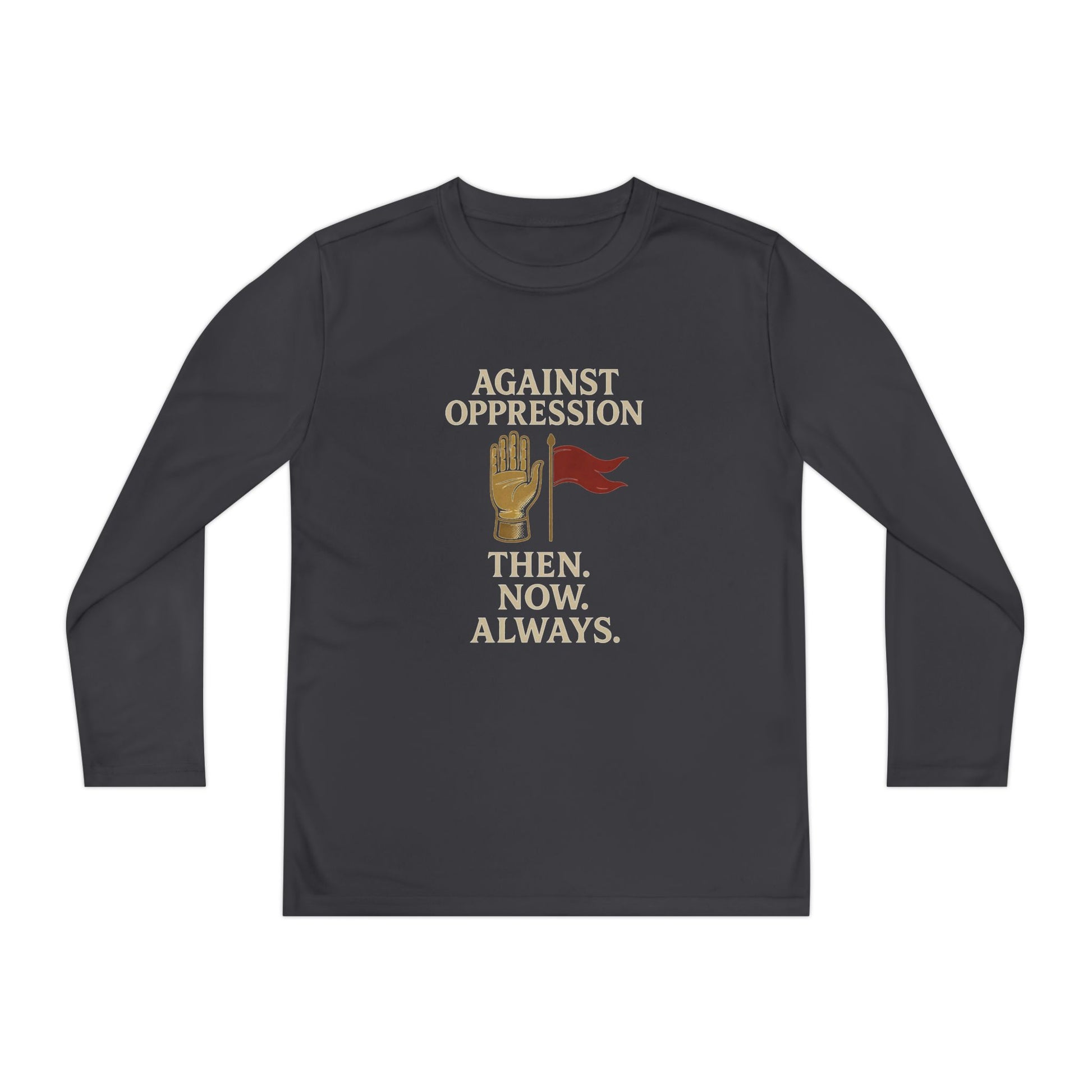Against Oppression – Muharram & Arbaeen Edition | Unisex Youth Long Sleeve Competitor Tee