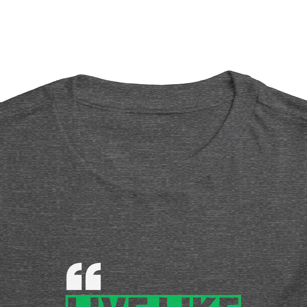 “Live like Ali, die like Hussain” – Muharram & Arbaeen Edition | Unisex Toddler Short Sleeve Tee