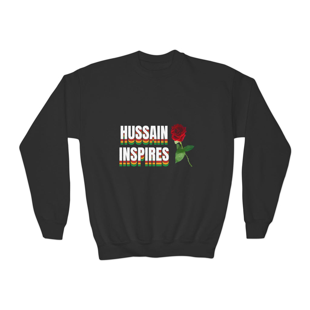 Hussain Inspires – Muharram & Arbaeen Edition | Unisex Youth Crewneck Sweatshirt