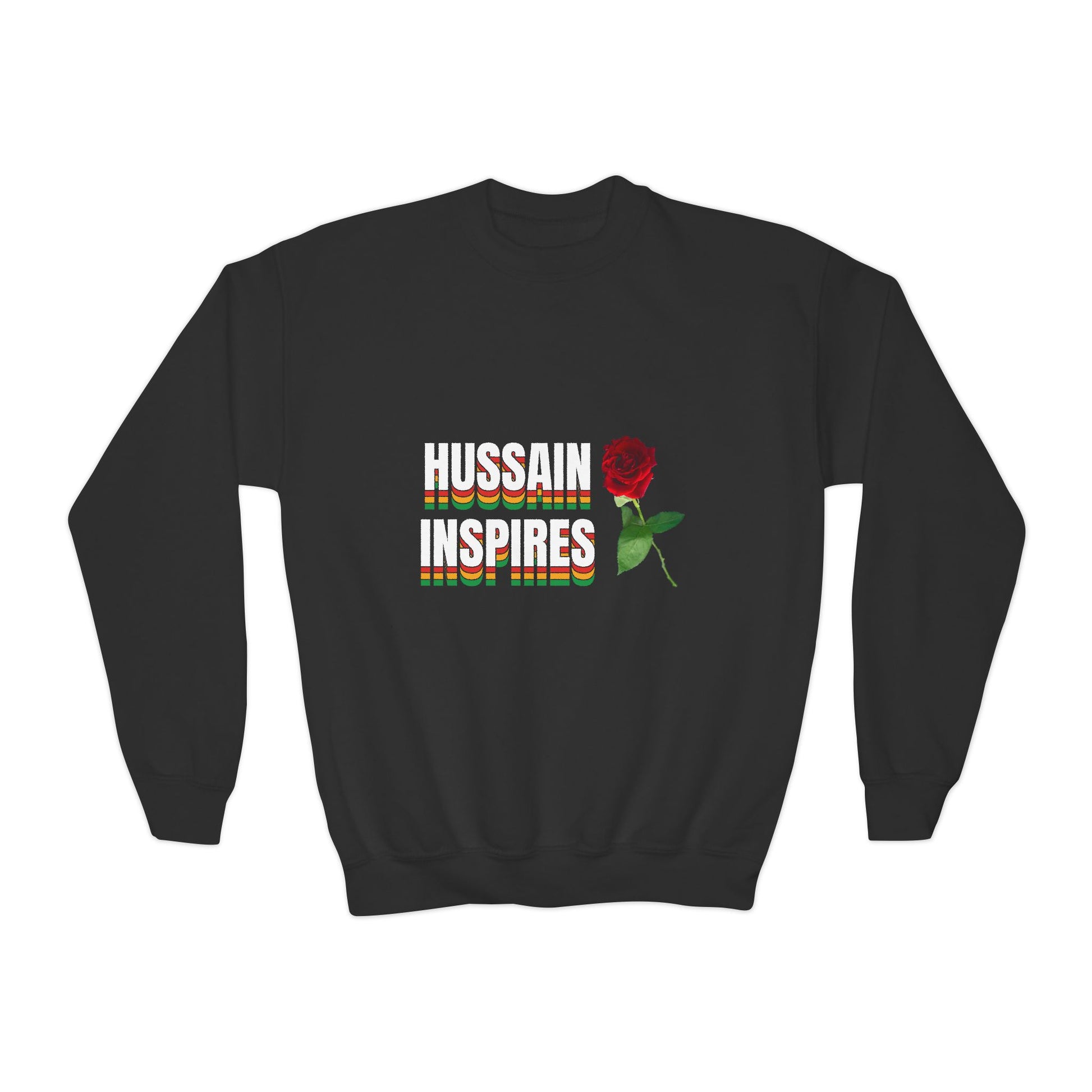 Hussain Inspires – Muharram & Arbaeen Edition | Unisex Youth Crewneck Sweatshirt