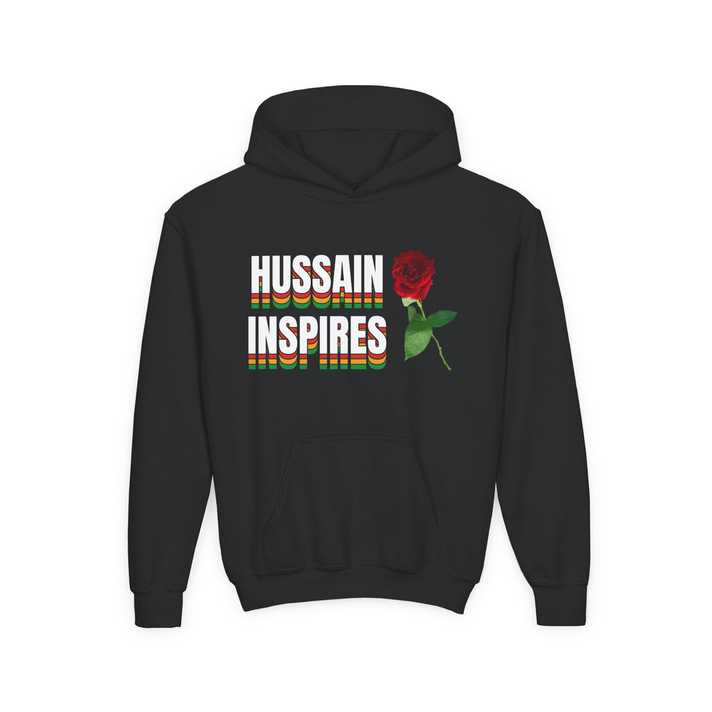Hussain Inspires - Muharram and Arbaeen Edition | Unisex Youth Heavy Blend Hooded Sweatshirt