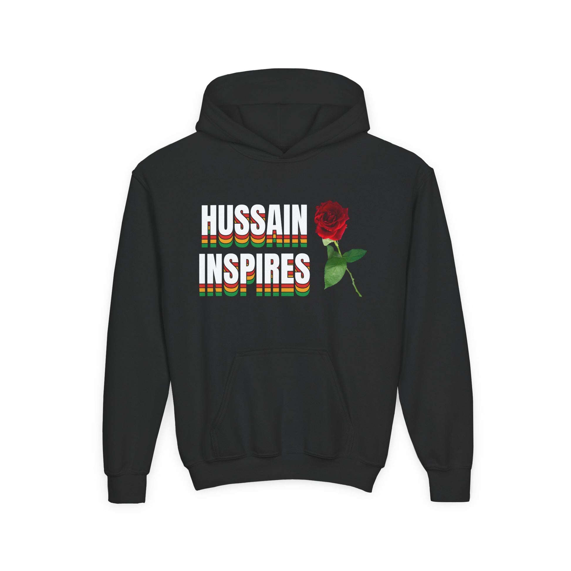Hussain Inspires - Muharram and Arbaeen Edition | Unisex Youth Heavy Blend Hooded Sweatshirt