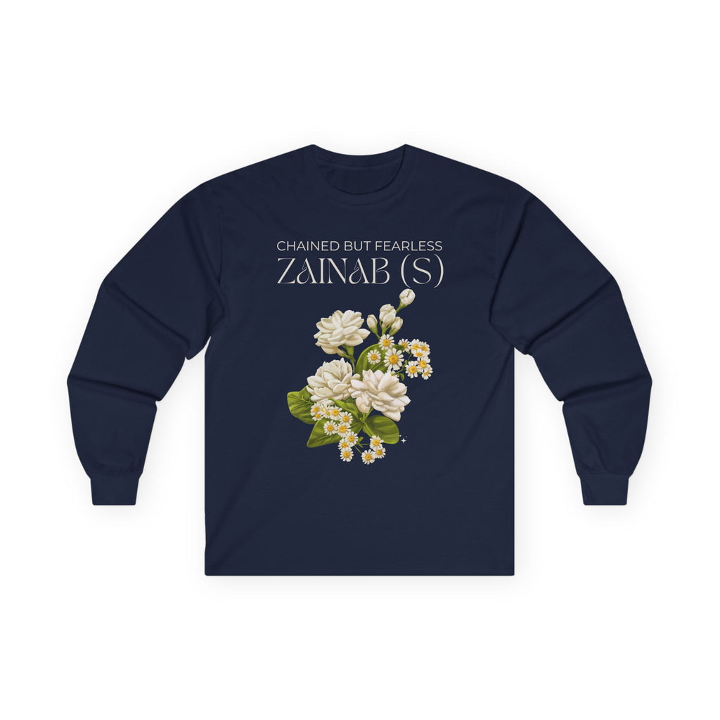 Chained but Fearless - Zainab (S) – Muharram & Arbaeen Edition | Unisex Adult Ultra Cotton Long Sleeve Tee