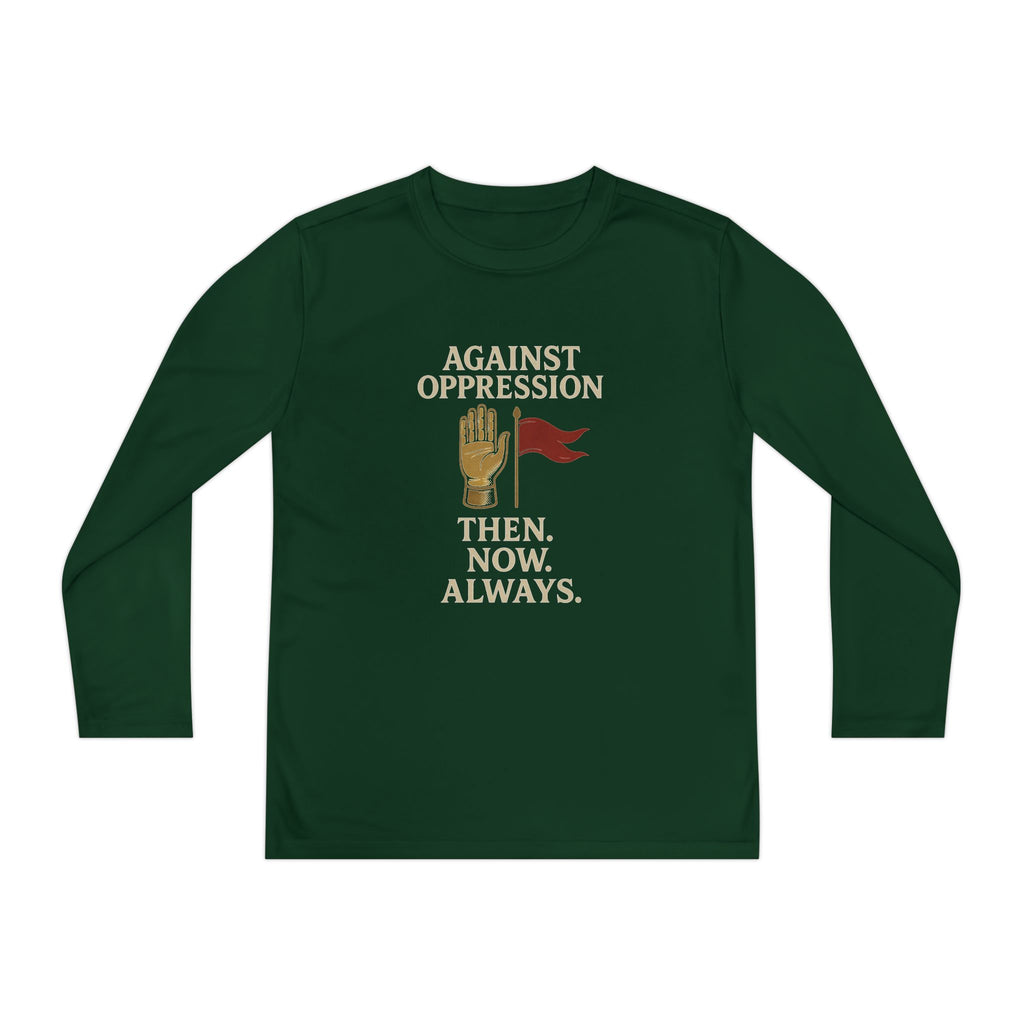 Against Oppression – Muharram & Arbaeen Edition | Unisex Youth Long Sleeve Competitor Tee
