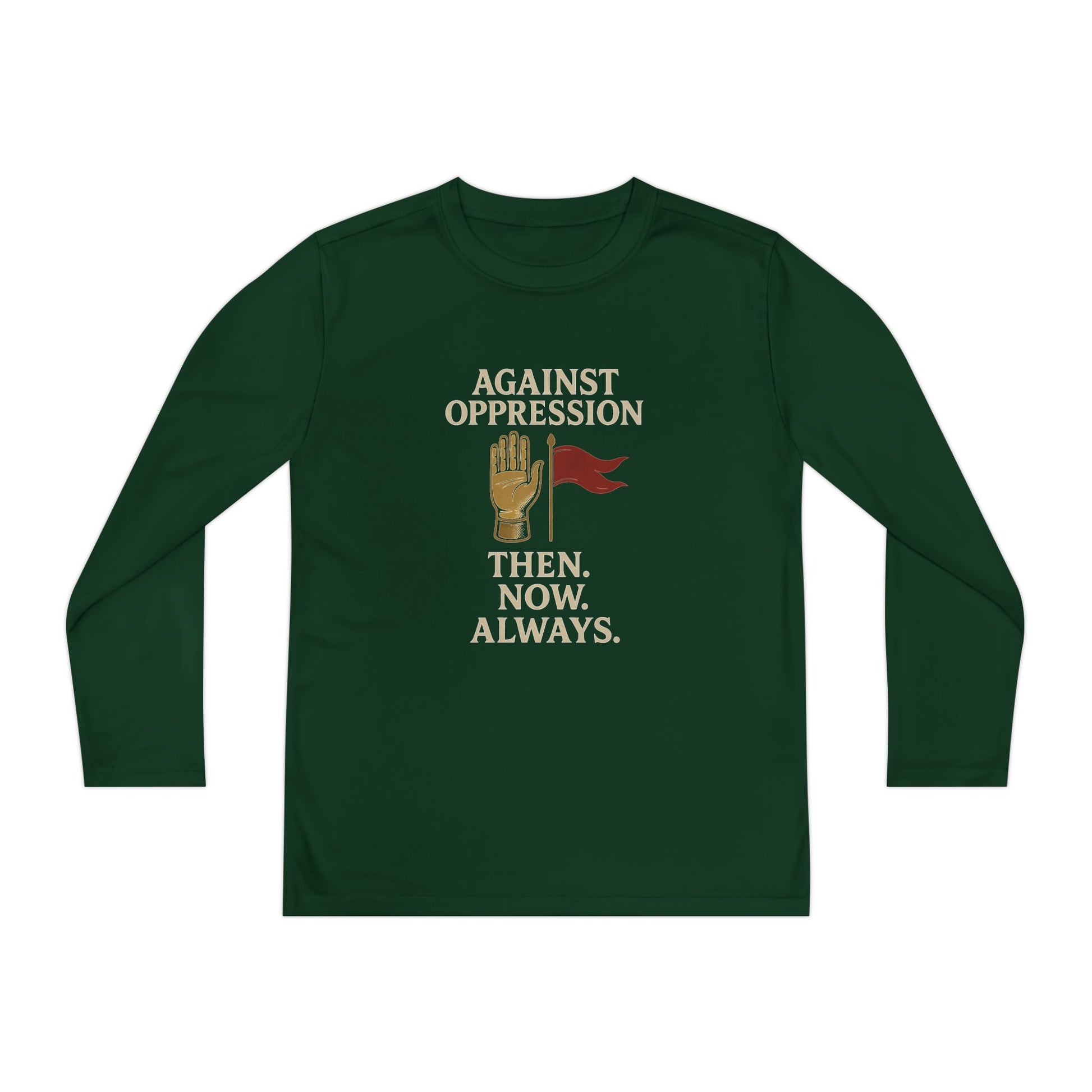 Against Oppression – Muharram & Arbaeen Edition | Unisex Youth Long Sleeve Competitor Tee
