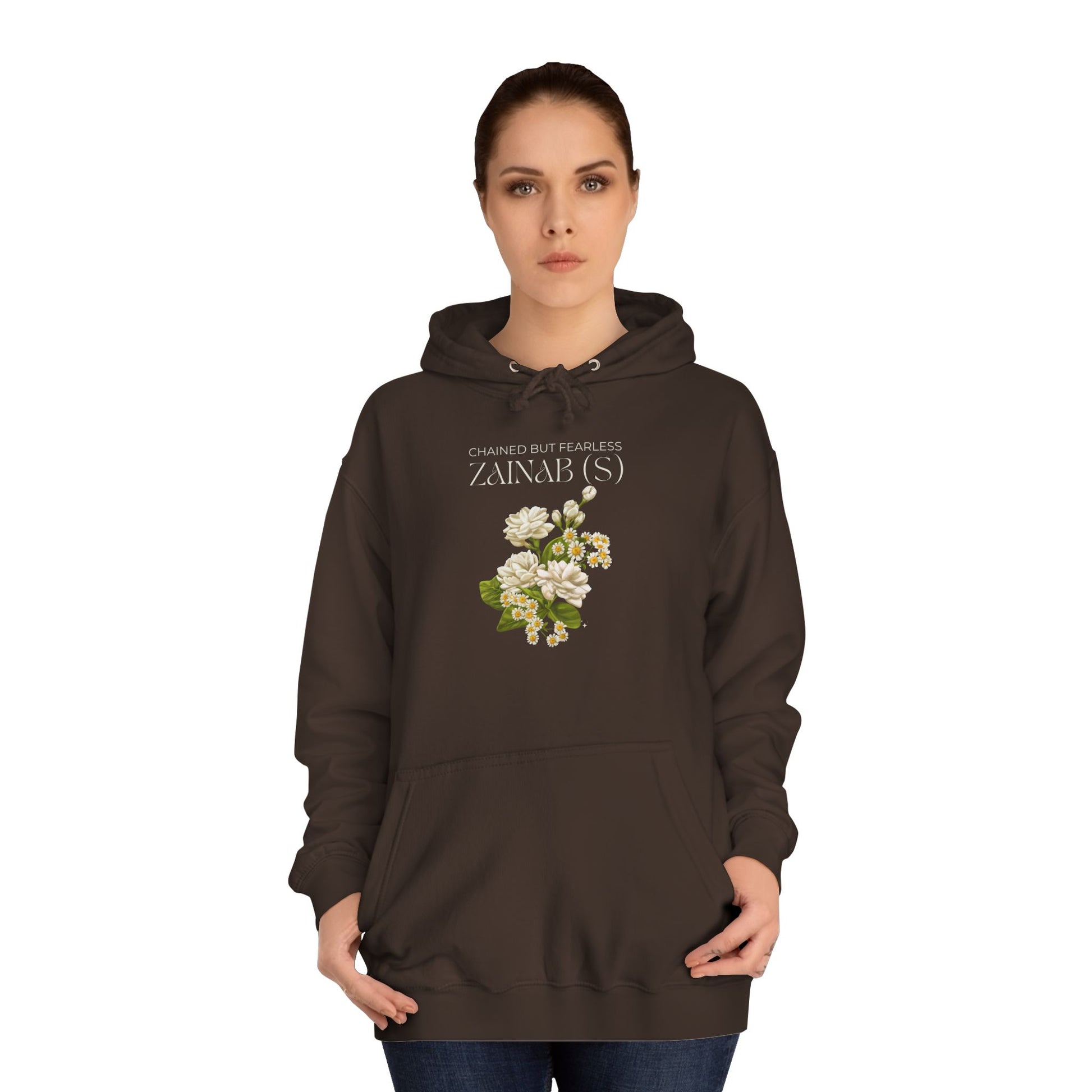 Chained but Fearless - Zainab (S) – Muharram & Arbaeen Edition | Unisex Adult College Hoodie