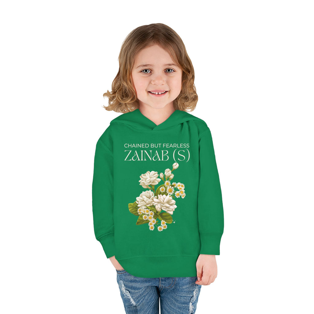 Chained but Fearless - Zainab (S) – Muharram & Arbaeen Edition | Unisex Toddler Pullover Fleece Hoodie