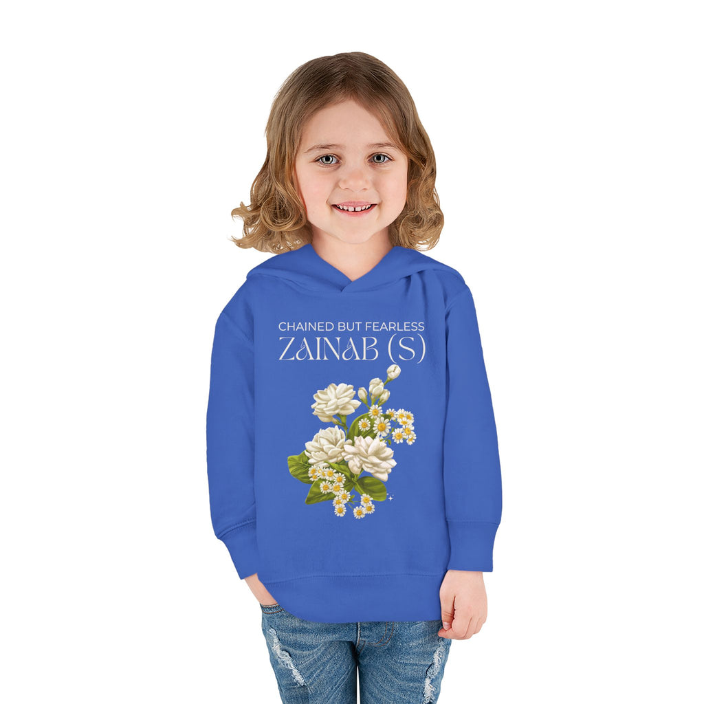 Chained but Fearless - Zainab (S) – Muharram & Arbaeen Edition | Unisex Toddler Pullover Fleece Hoodie