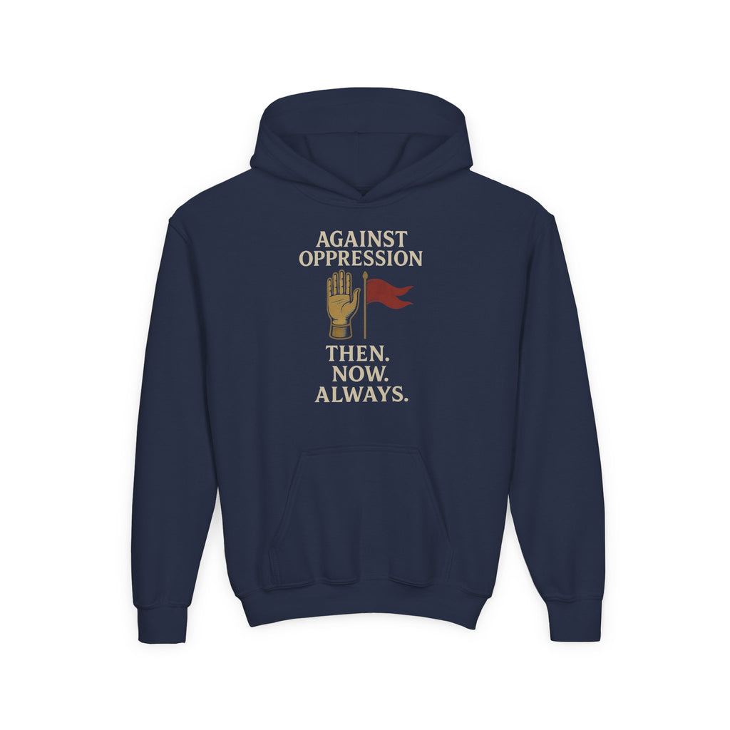 Against Oppression - Muharram and Arbaeen Edition | Unisex Youth Heavy Blend Hooded Sweatshirt