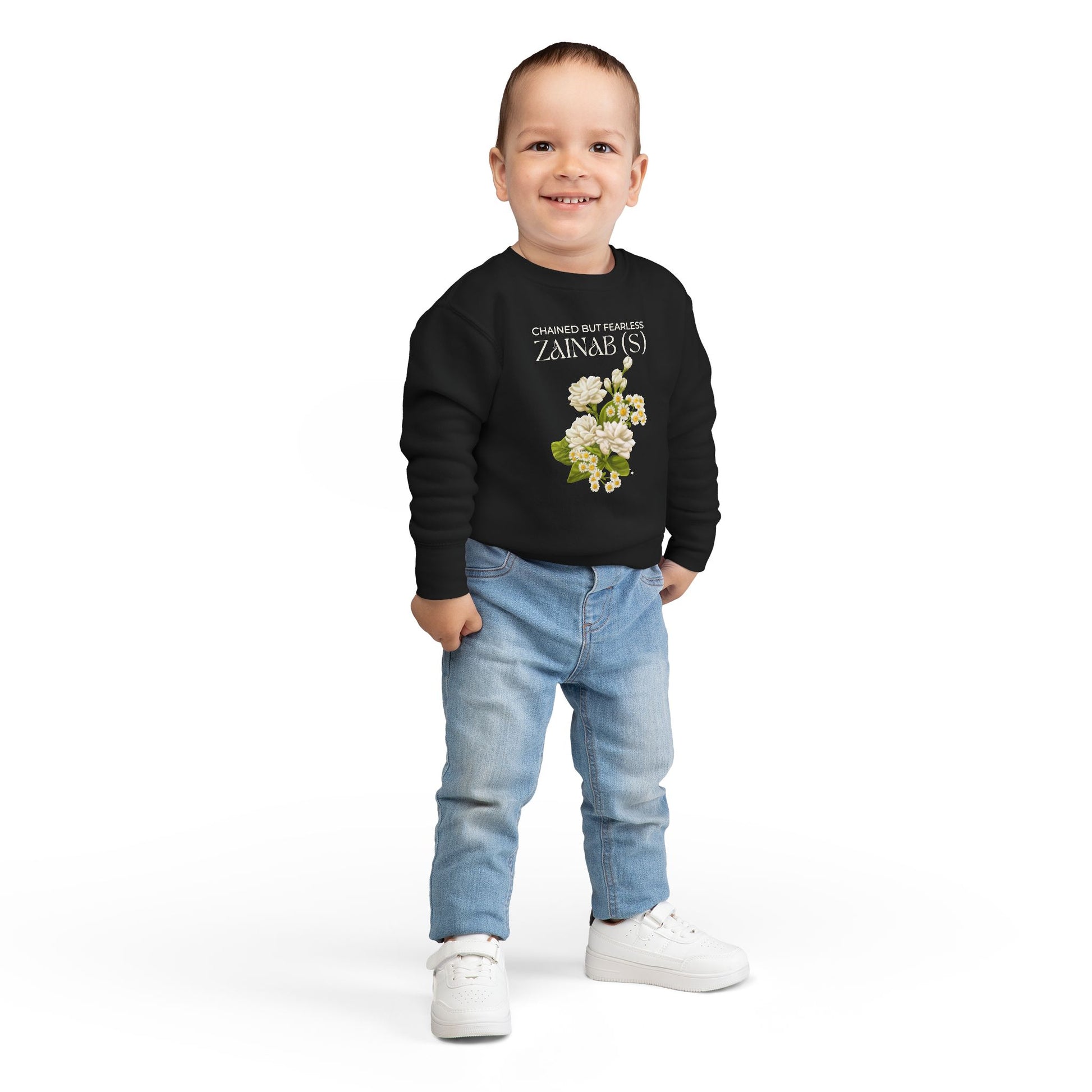 “Chained but Fearless - Zainab (S)” – Muharram & Arbaeen Edition | Toddler Sweatshirt