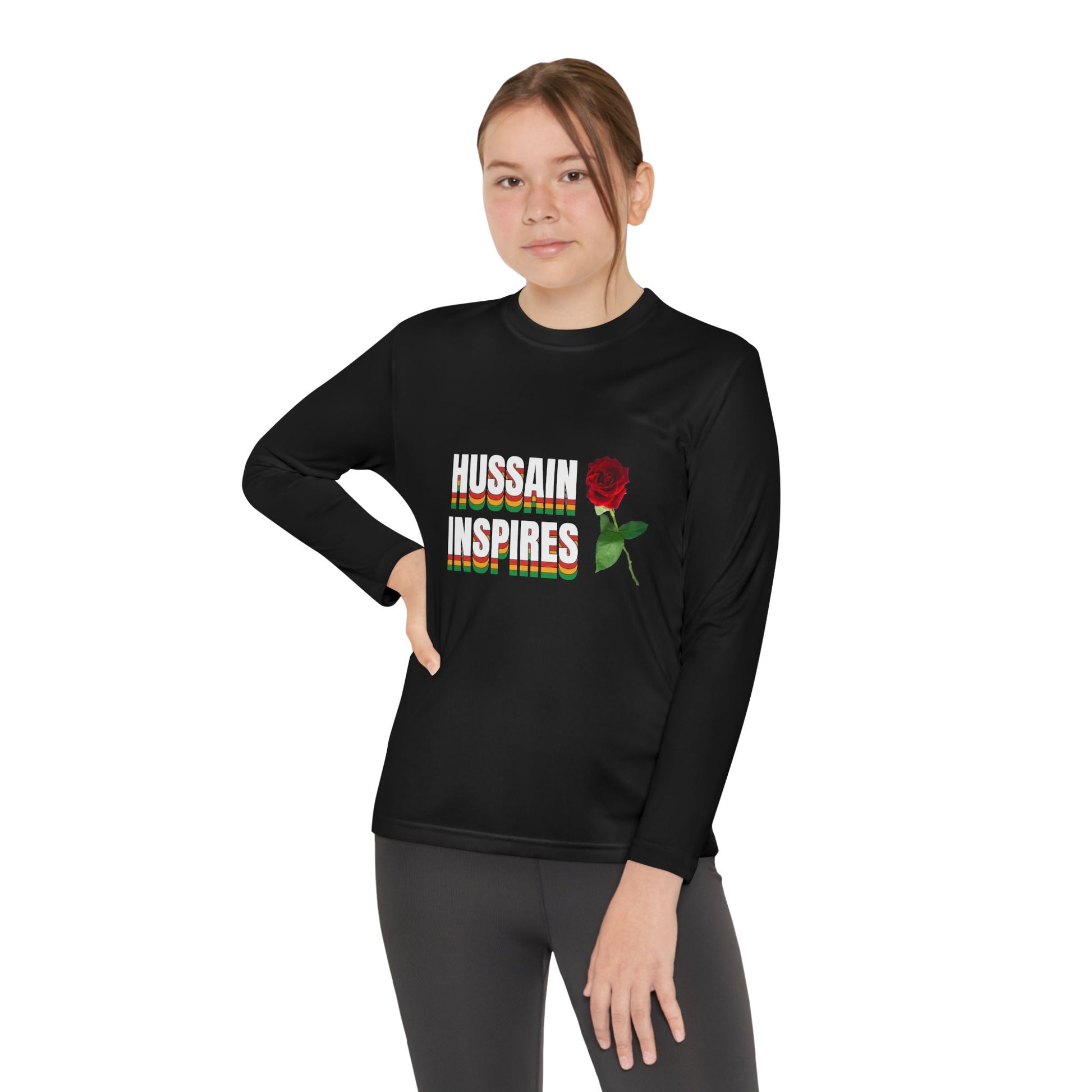 Hussain Inspires – Muharram & Arbaeen Edition | Unisex Youth Long Sleeve Competitor Tee