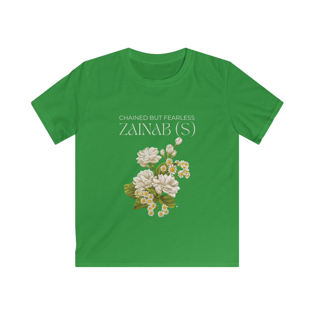Chained but Fearless - Zainab (S) – Muharram & Arbaeen Edition | Unisex Youth Softstyle Tee