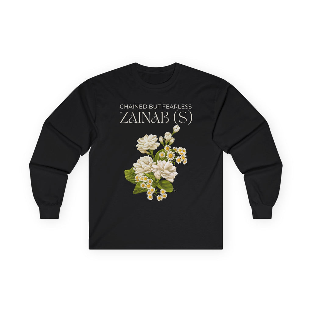 Chained but Fearless - Zainab (S) – Muharram & Arbaeen Edition | Unisex Adult Ultra Cotton Long Sleeve Tee