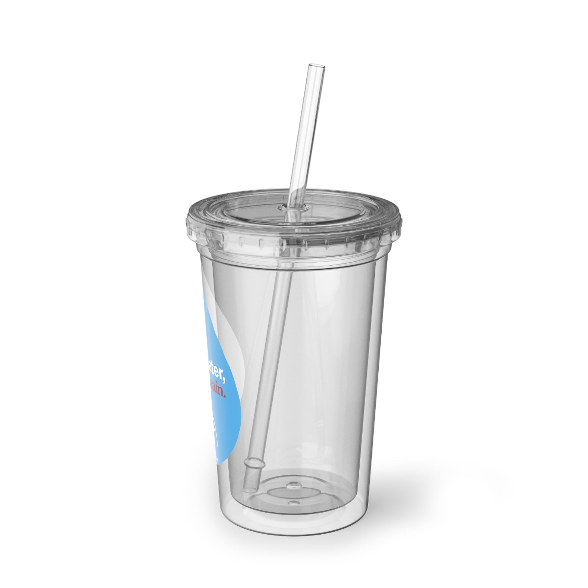 “Drink Water, think Hussain” – Suave Acrylic Cup | Karbala Imam Hussain (A) Tribute