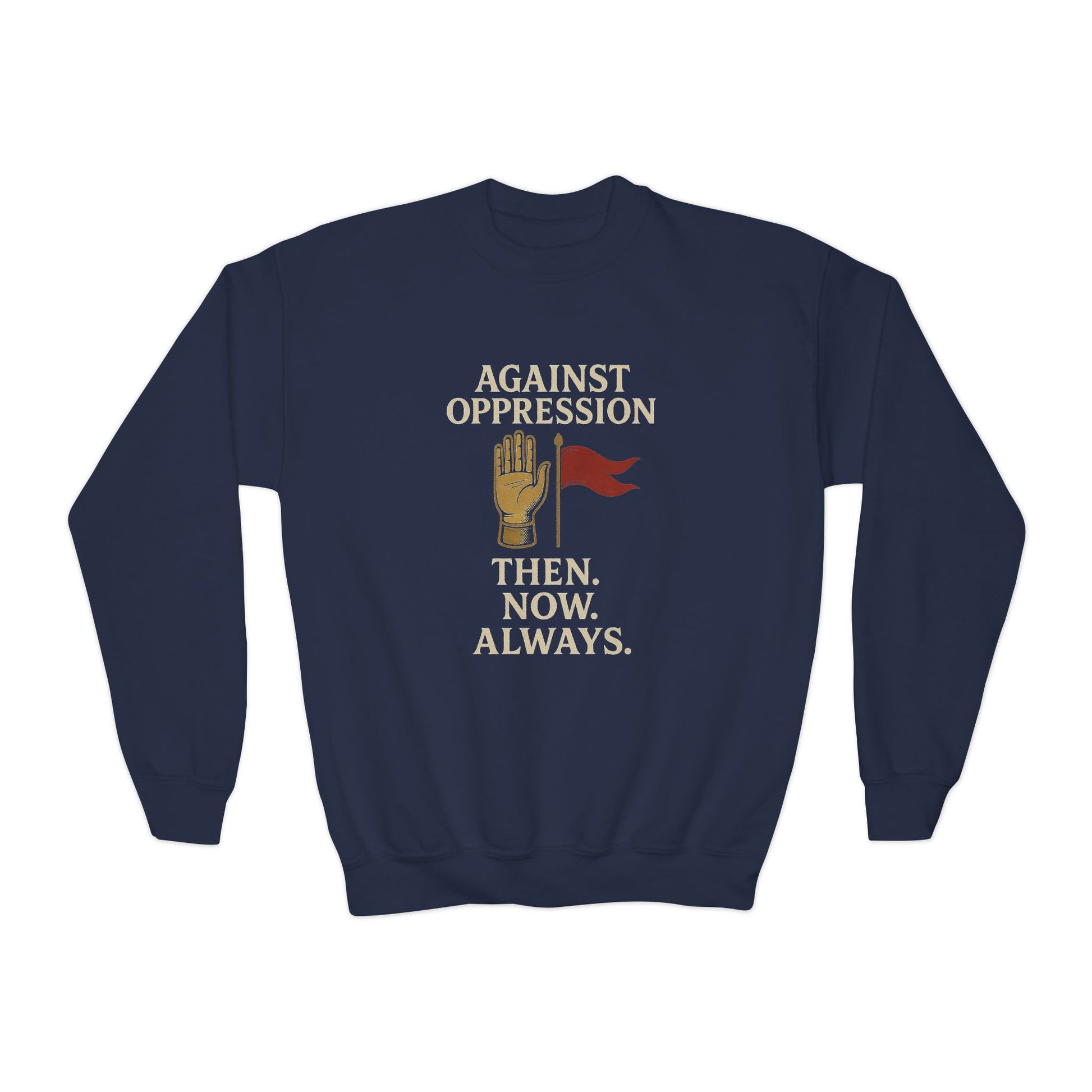 Against Oppression – Muharram & Arbaeen Edition | Unisex Youth Crewneck Sweatshirt