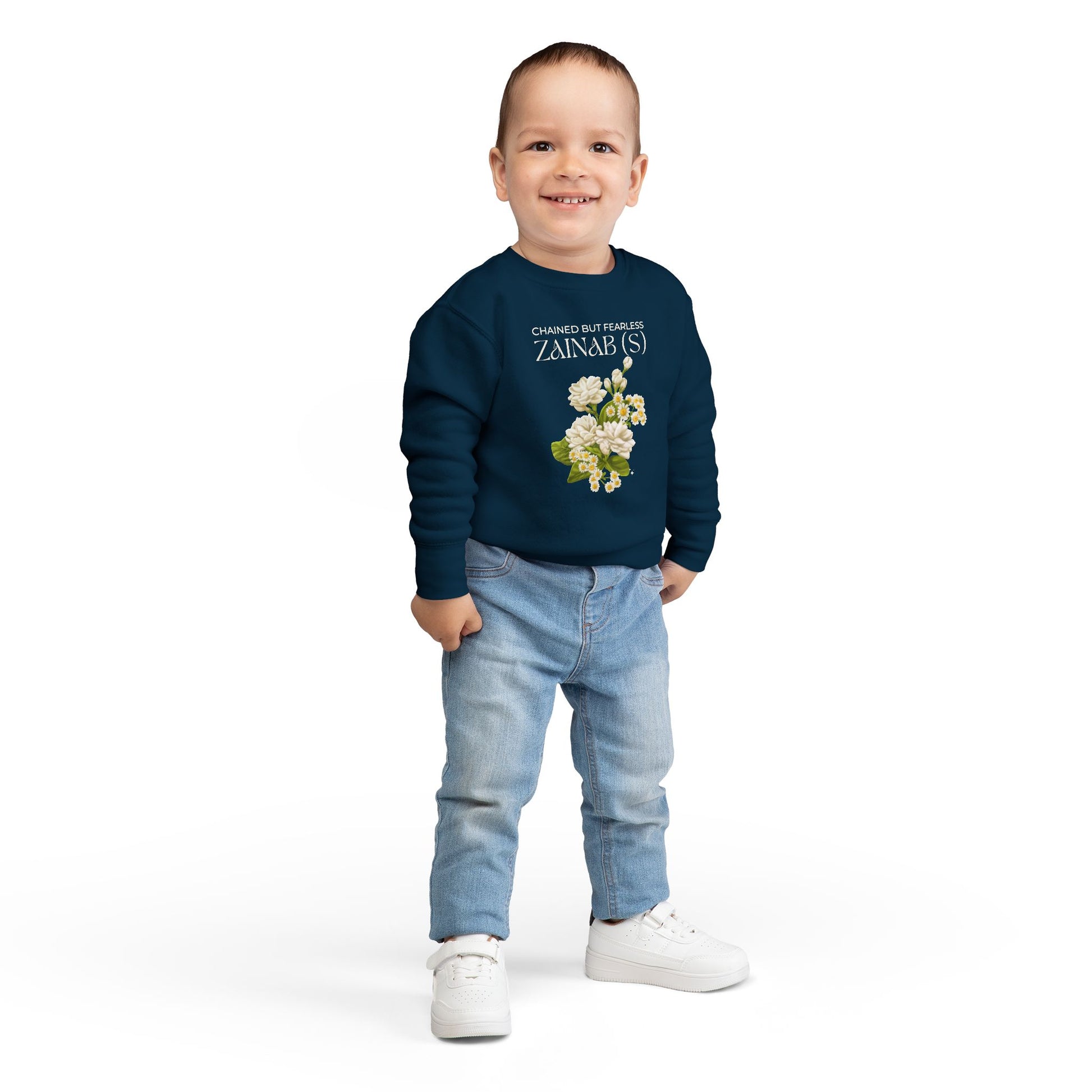 “Chained but Fearless - Zainab (S)” – Muharram & Arbaeen Edition | Toddler Sweatshirt