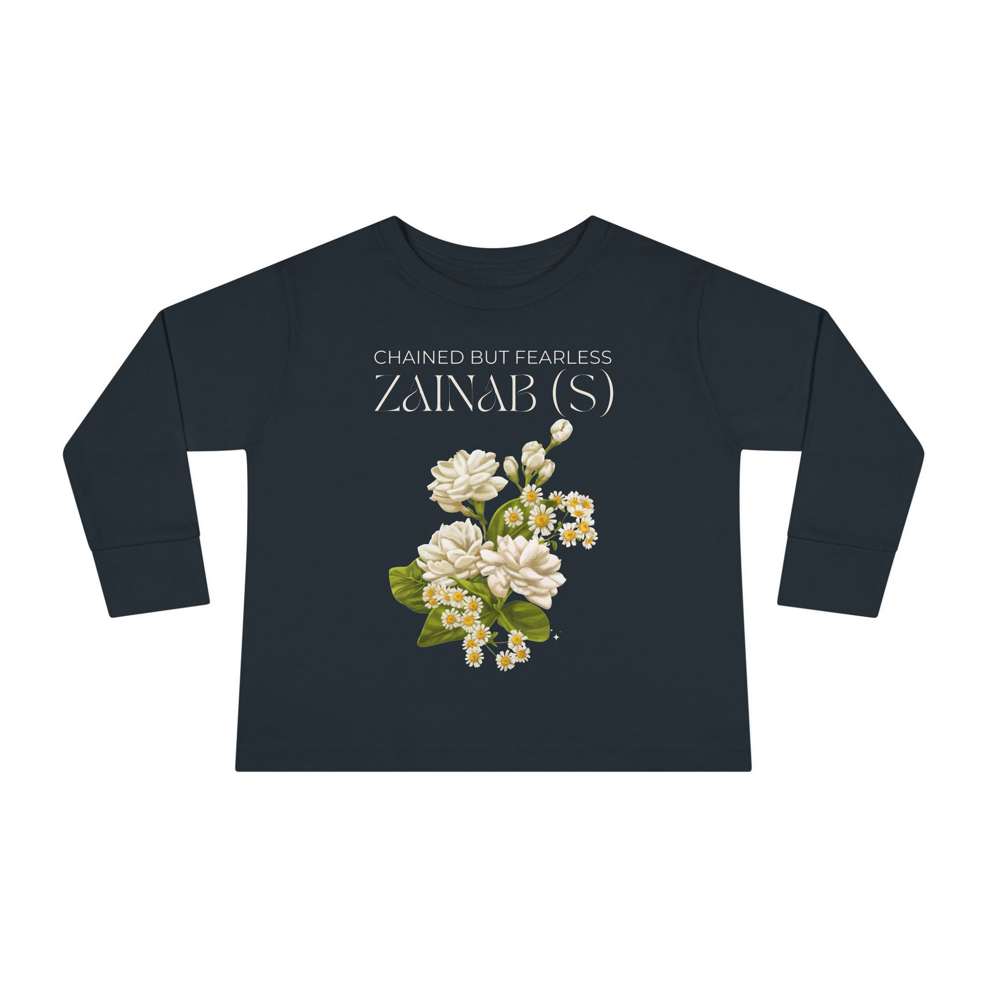 Chained but Fearless - Zainab (S) – Muharram & Arbaeen Edition | Unisex Toddler Long Sleeve Tee