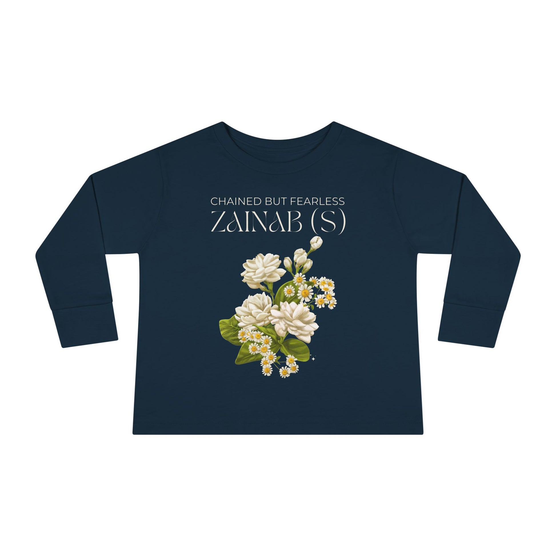 Chained but Fearless - Zainab (S) – Muharram & Arbaeen Edition | Unisex Toddler Long Sleeve Tee