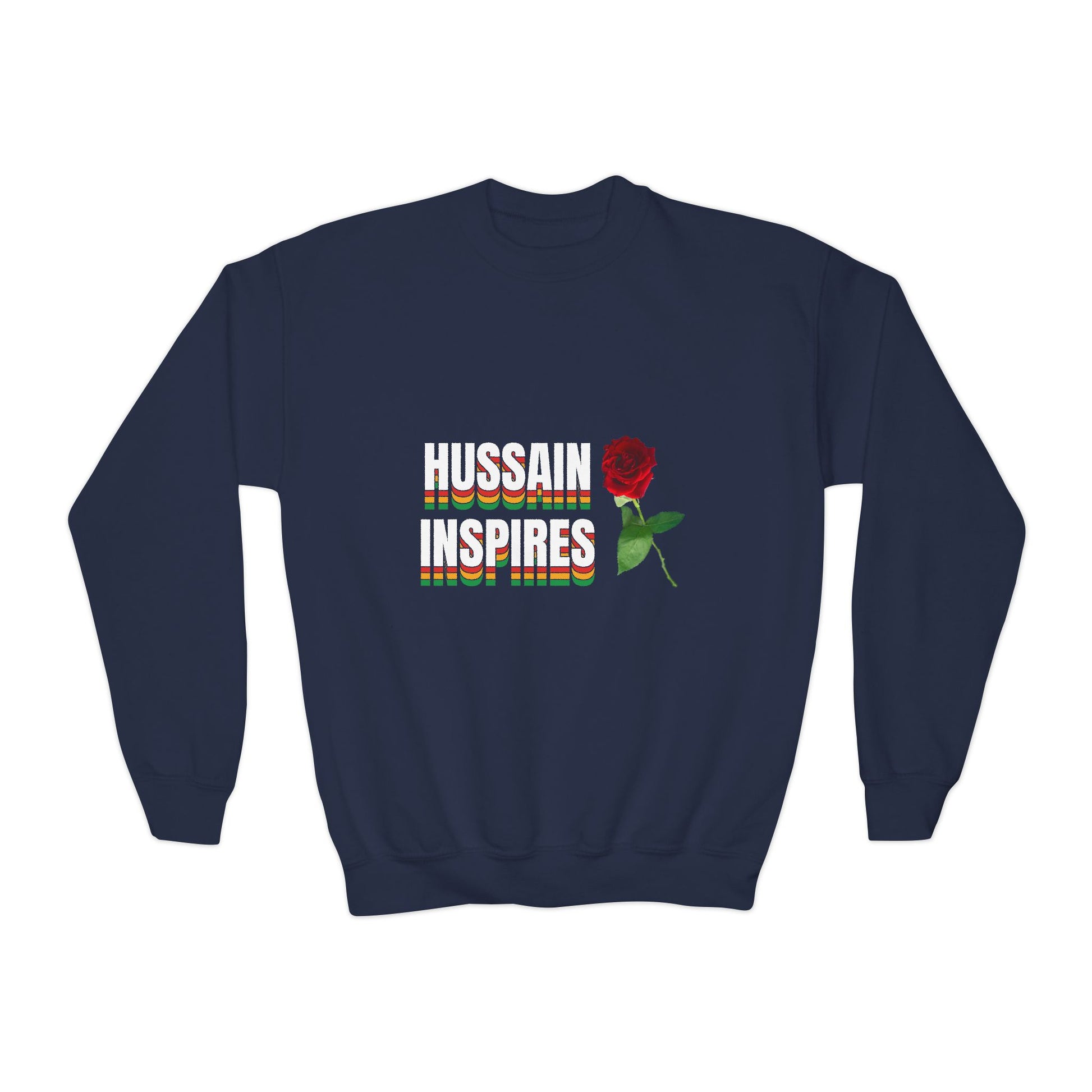 Hussain Inspires – Muharram & Arbaeen Edition | Unisex Youth Crewneck Sweatshirt