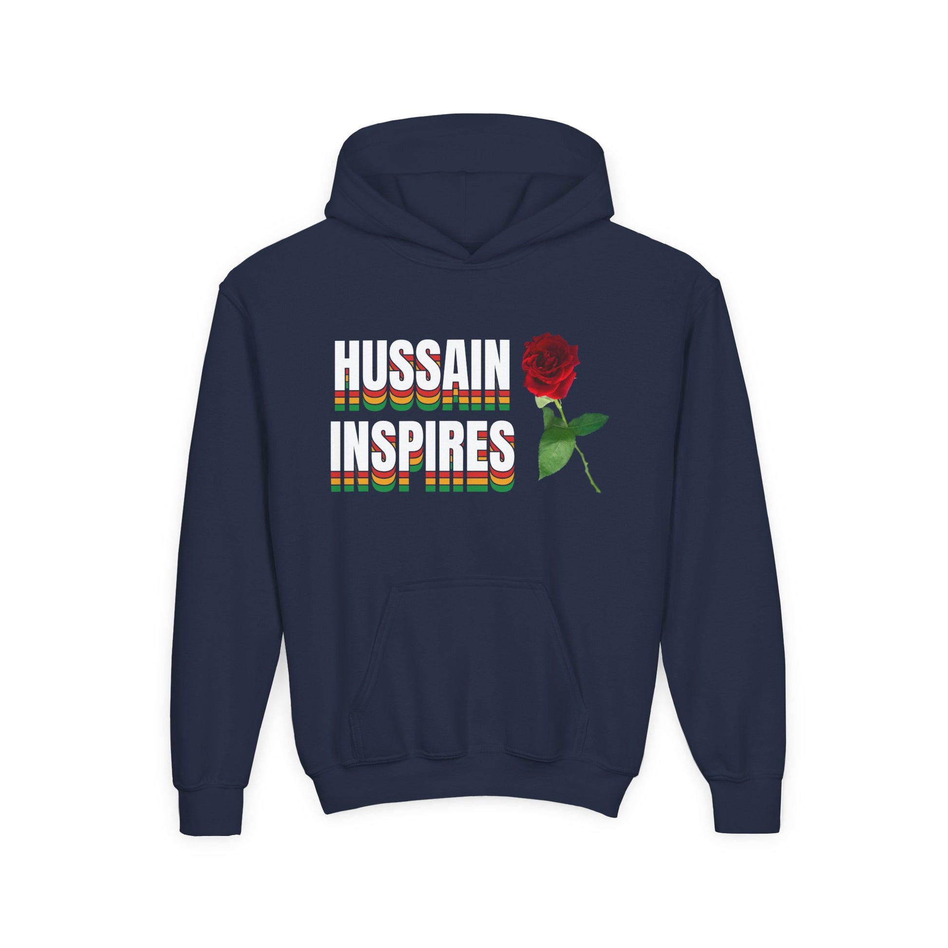Hussain Inspires - Muharram and Arbaeen Edition | Unisex Youth Heavy Blend Hooded Sweatshirt