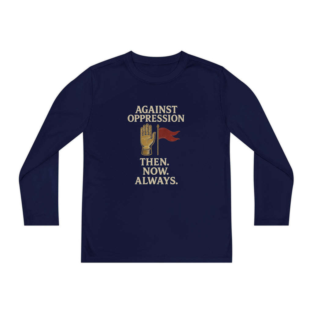Against Oppression – Muharram & Arbaeen Edition | Unisex Youth Long Sleeve Competitor Tee