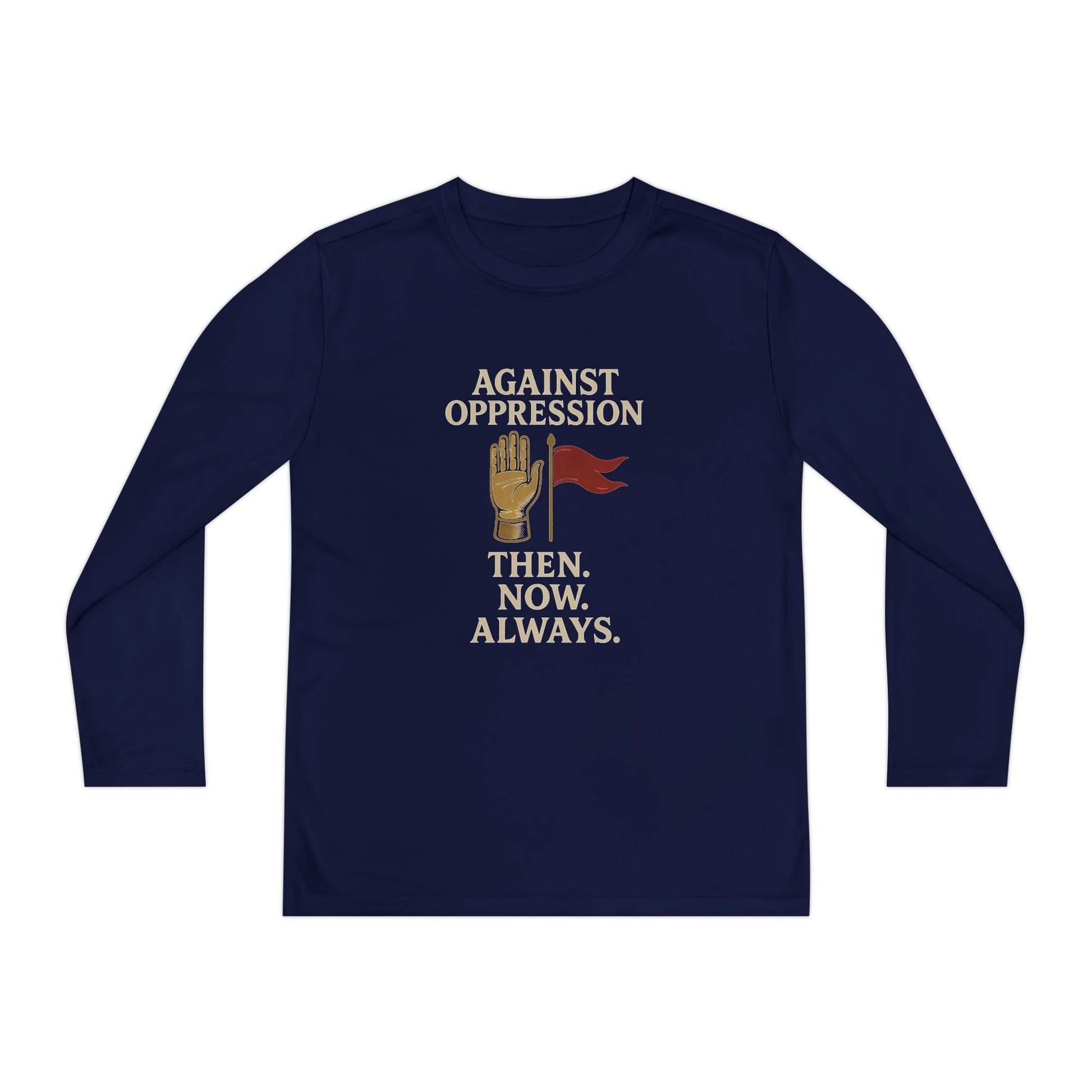 Against Oppression – Muharram & Arbaeen Edition | Unisex Youth Long Sleeve Competitor Tee
