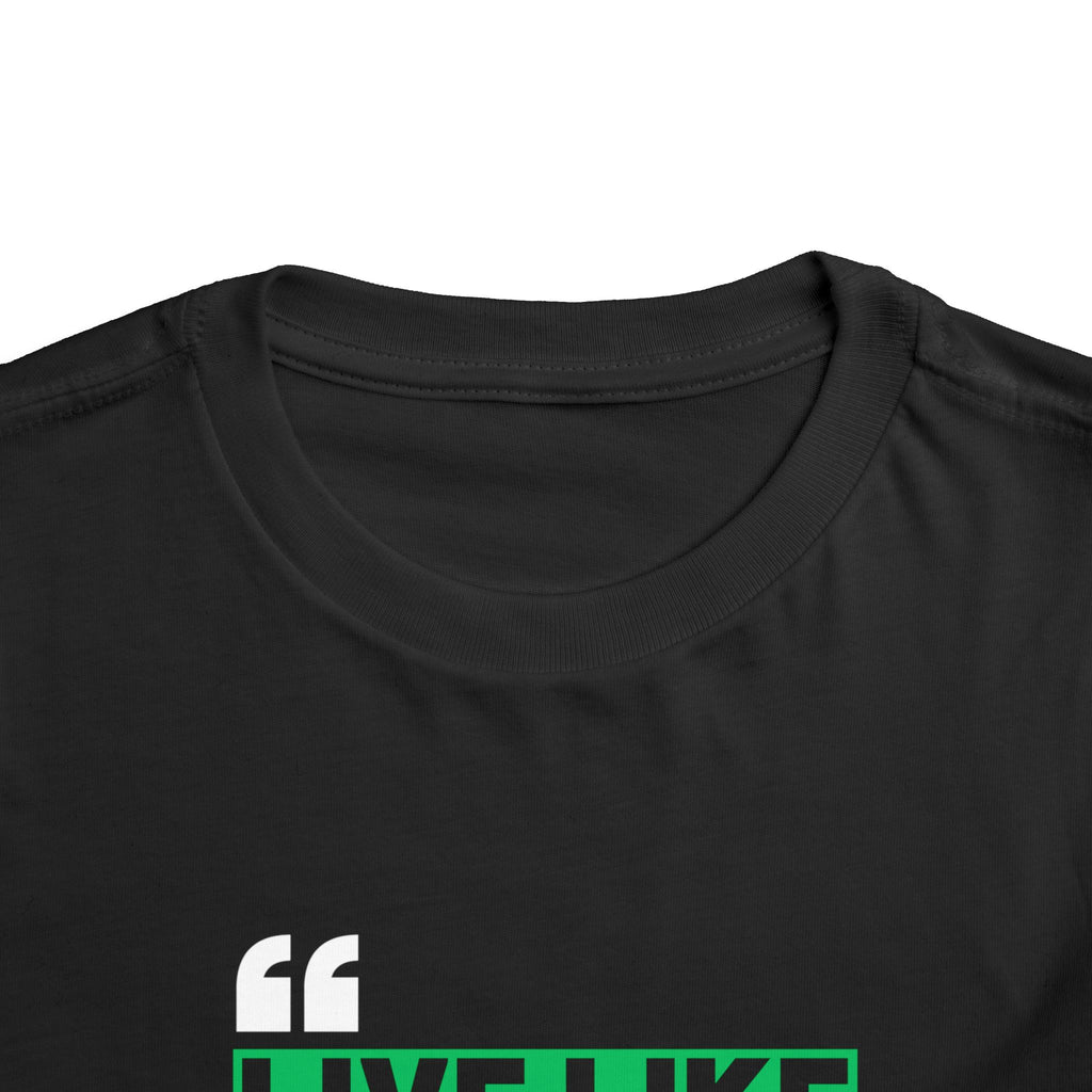 “Live like Ali, die like Hussain” – Muharram & Arbaeen Edition | Unisex Toddler Short Sleeve Tee