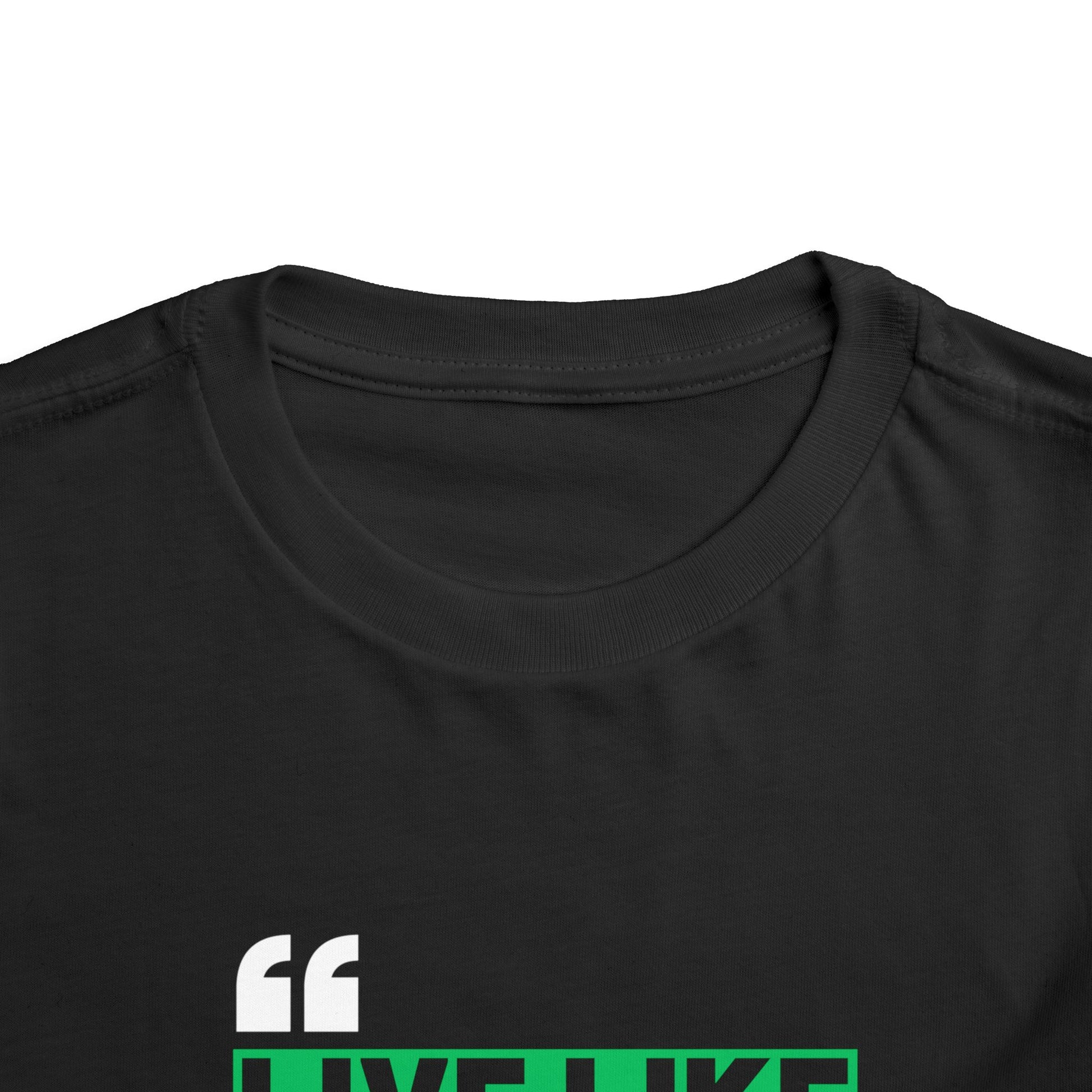 “Live like Ali, die like Hussain” – Muharram & Arbaeen Edition | Unisex Toddler Short Sleeve Tee