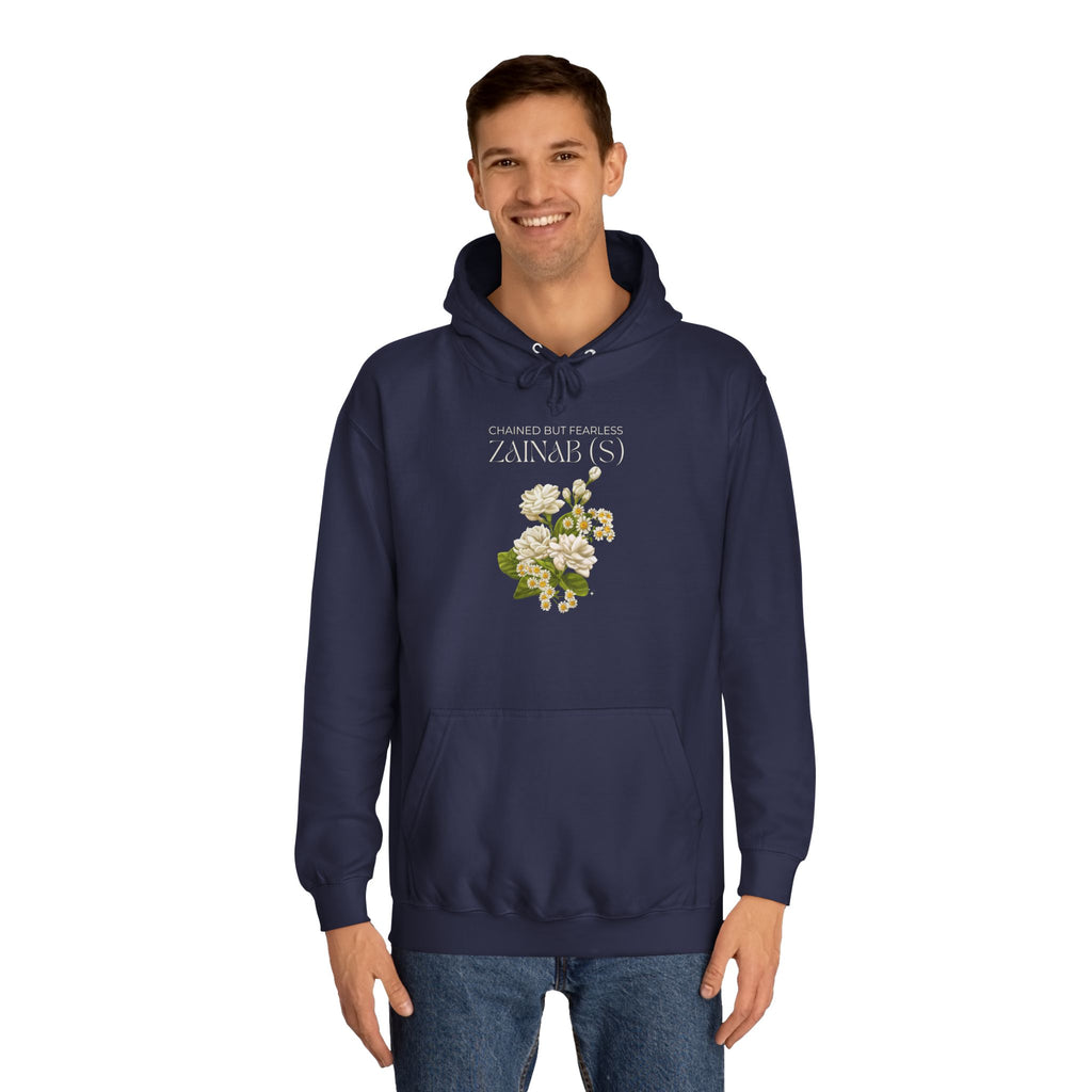 Chained but Fearless - Zainab (S) – Muharram & Arbaeen Edition | Unisex Adult College Hoodie