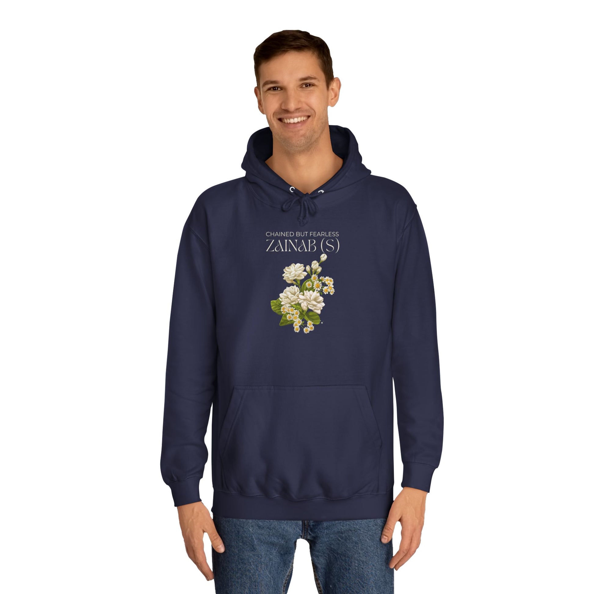 Chained but Fearless - Zainab (S) – Muharram & Arbaeen Edition | Unisex Adult College Hoodie