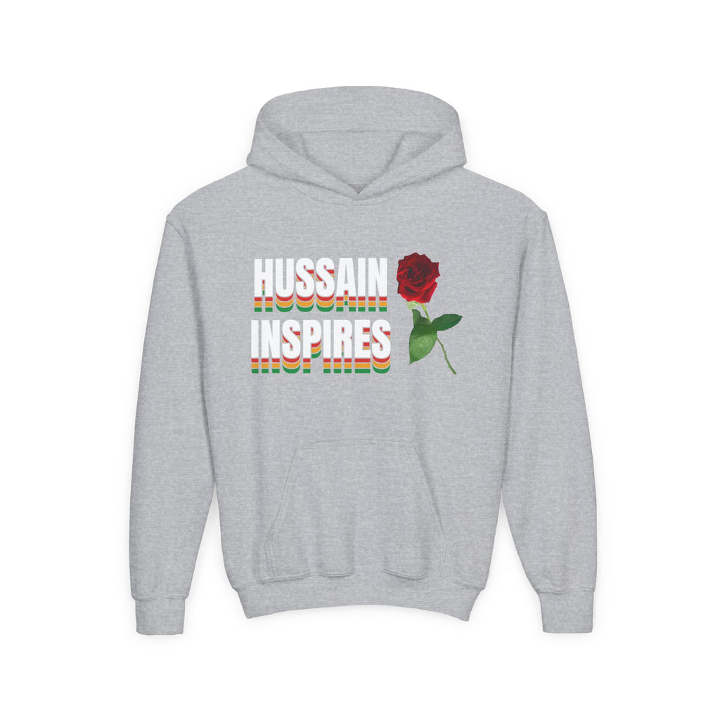 Hussain Inspires - Muharram and Arbaeen Edition | Unisex Youth Heavy Blend Hooded Sweatshirt