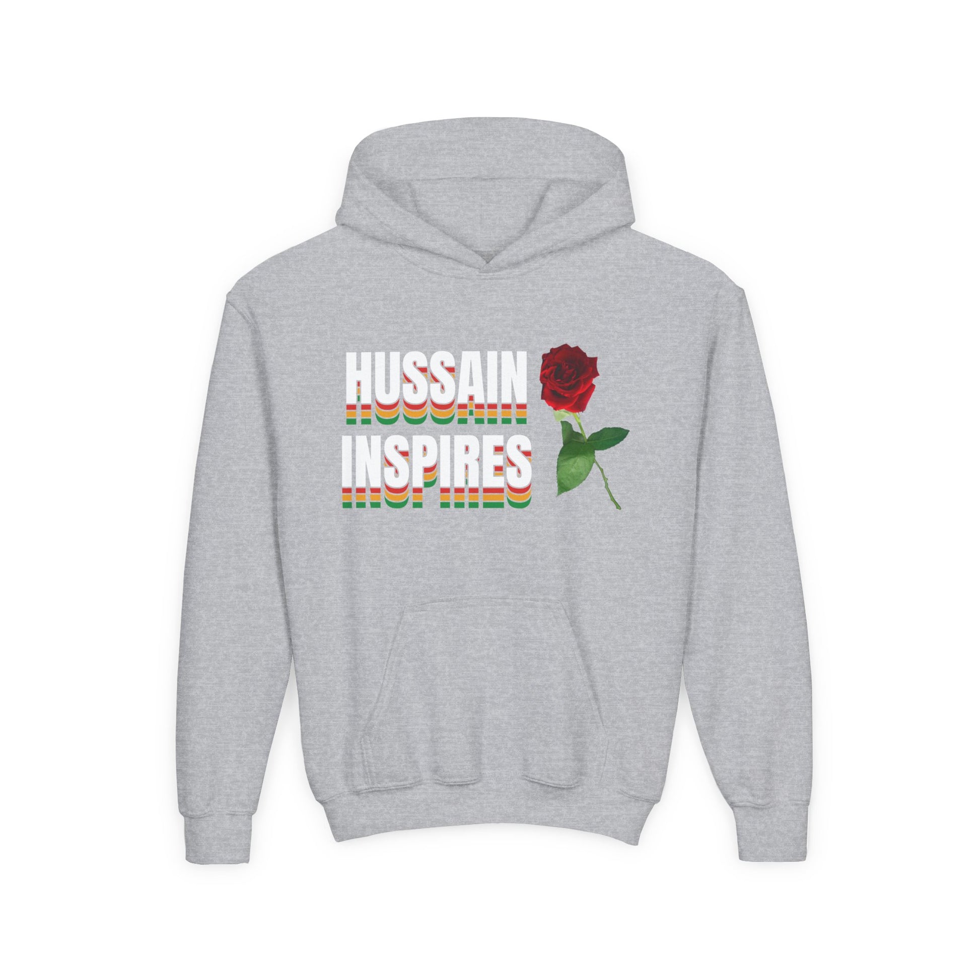 Hussain Inspires - Muharram and Arbaeen Edition | Unisex Youth Heavy Blend Hooded Sweatshirt