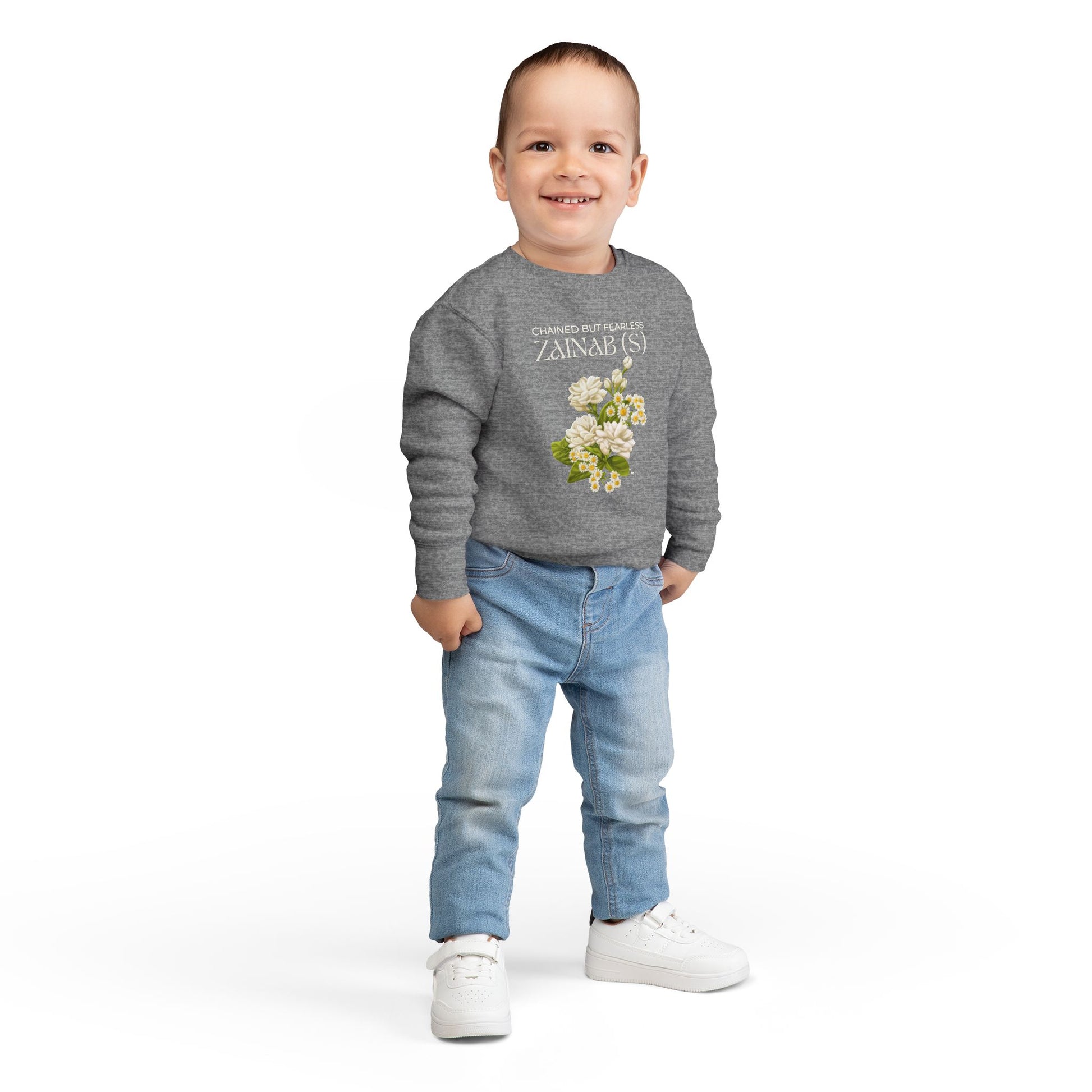 “Chained but Fearless - Zainab (S)” – Muharram & Arbaeen Edition | Toddler Sweatshirt