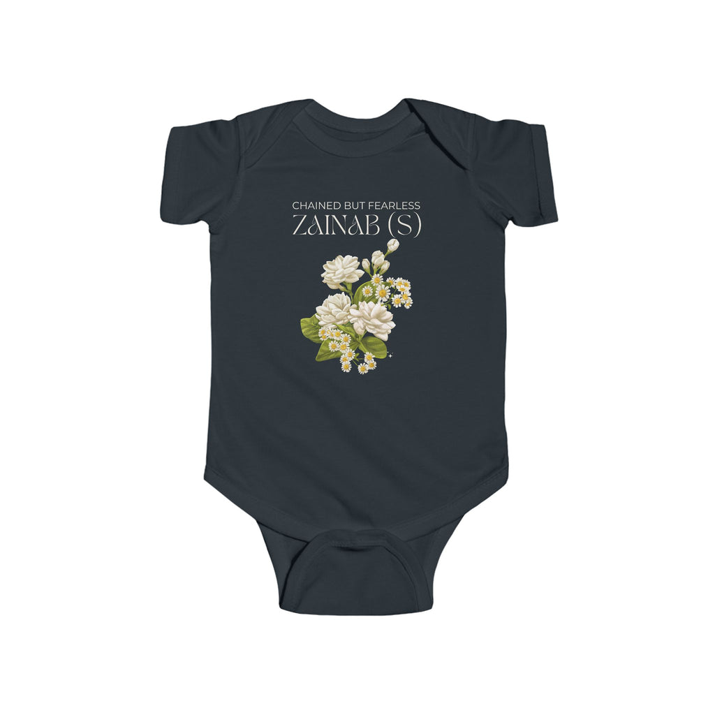 Chained but Fearless - Zainab (S) – Muharram & Arbaeen Edition | Infant Fine Jersey Bodysuit