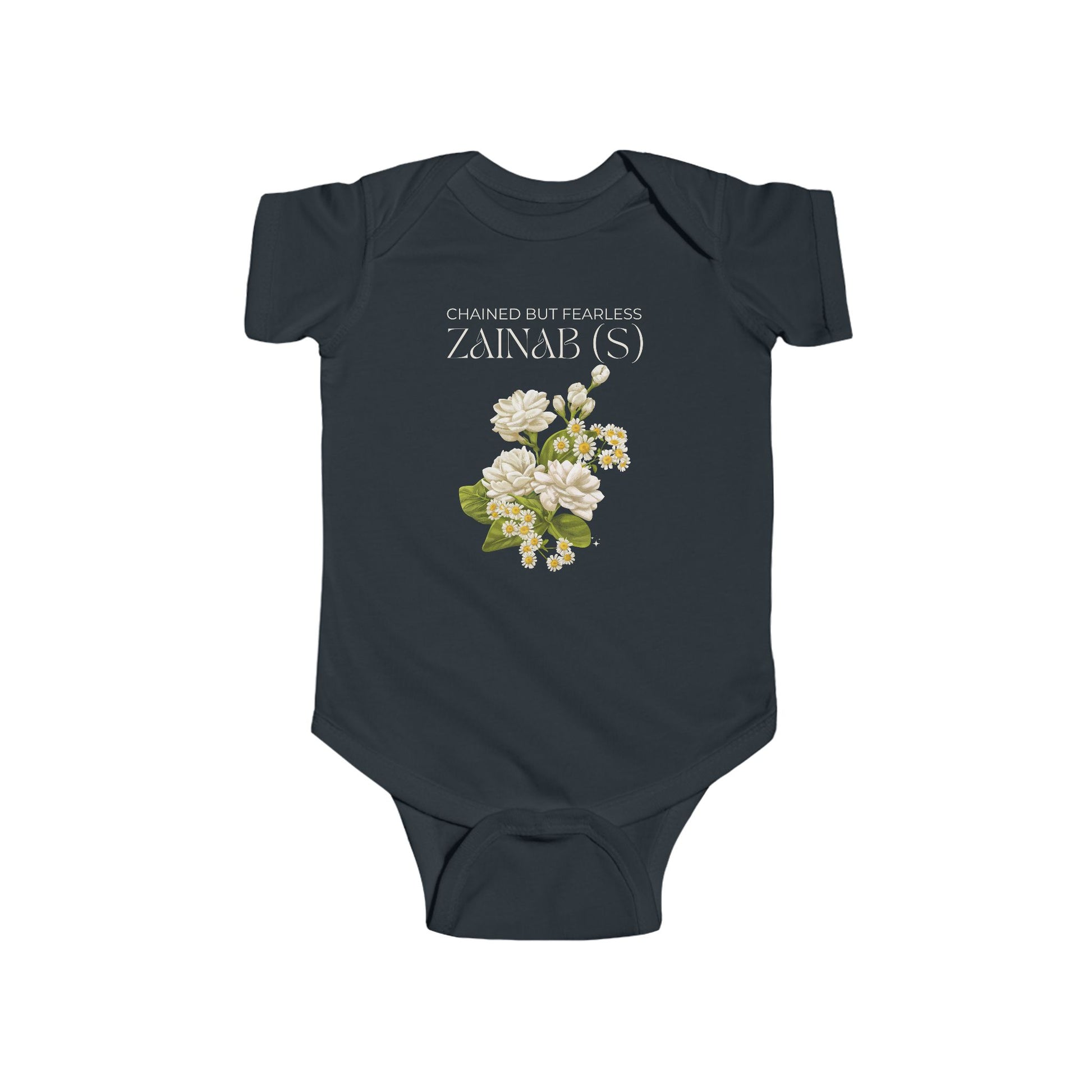 Chained but Fearless - Zainab (S) – Muharram & Arbaeen Edition | Infant Fine Jersey Bodysuit