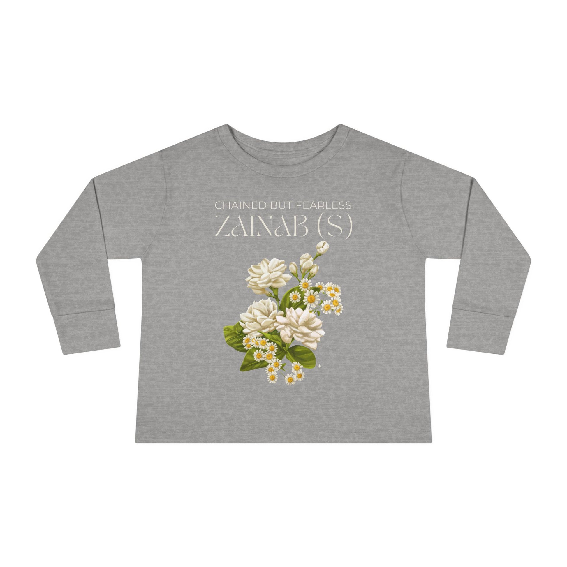 Chained but Fearless - Zainab (S) – Muharram & Arbaeen Edition | Unisex Toddler Long Sleeve Tee