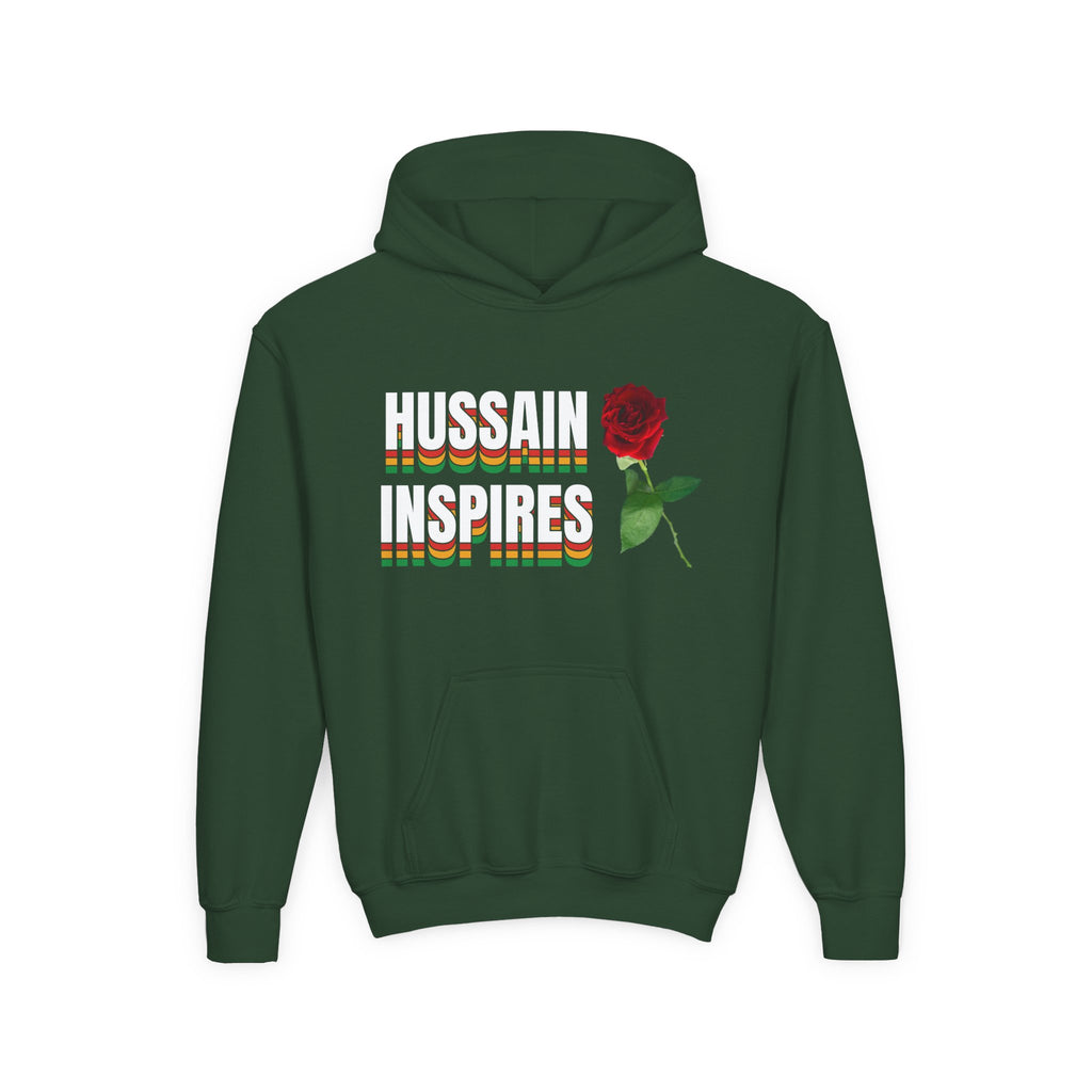 Hussain Inspires - Muharram and Arbaeen Edition | Unisex Youth Heavy Blend Hooded Sweatshirt