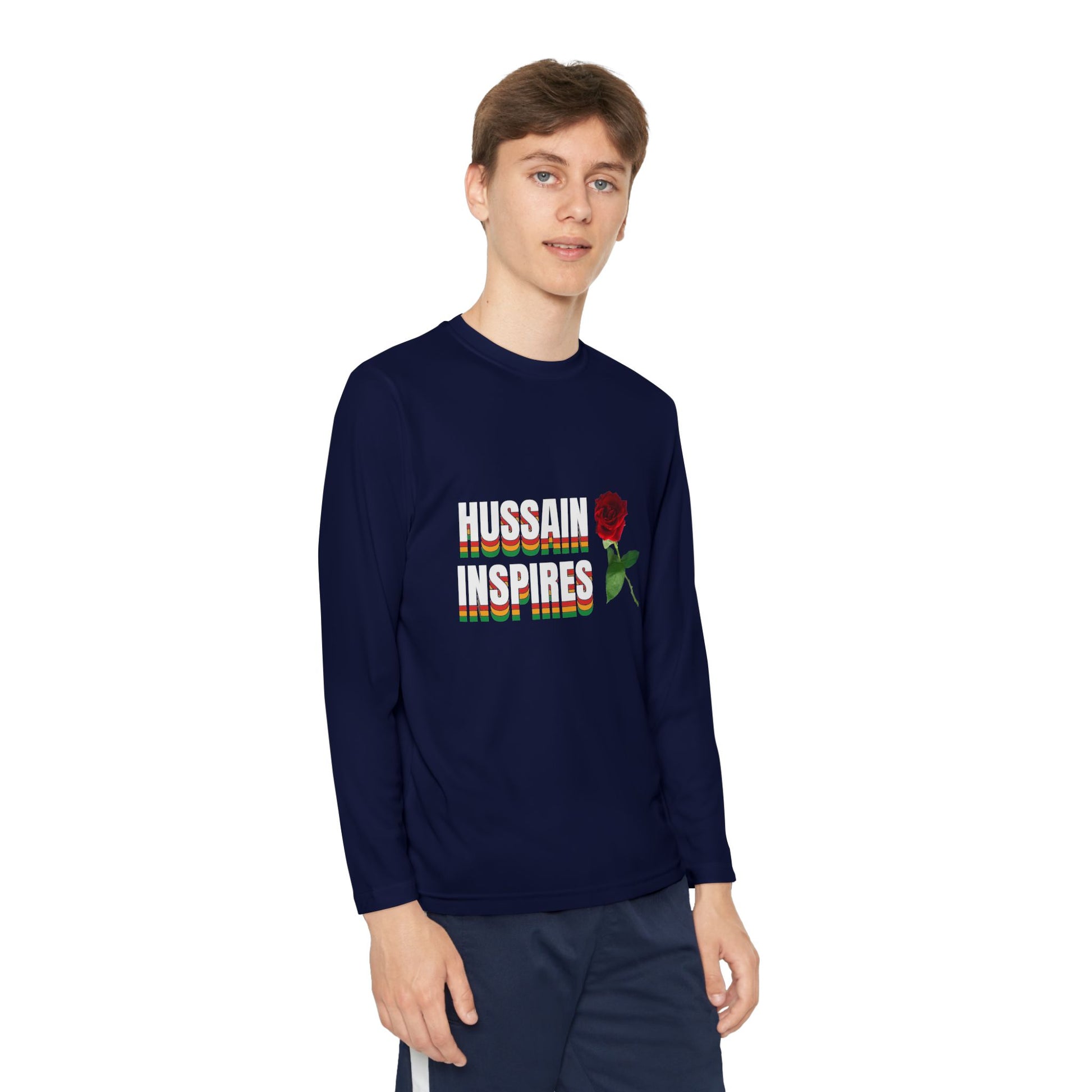 Hussain Inspires – Muharram & Arbaeen Edition | Unisex Youth Long Sleeve Competitor Tee