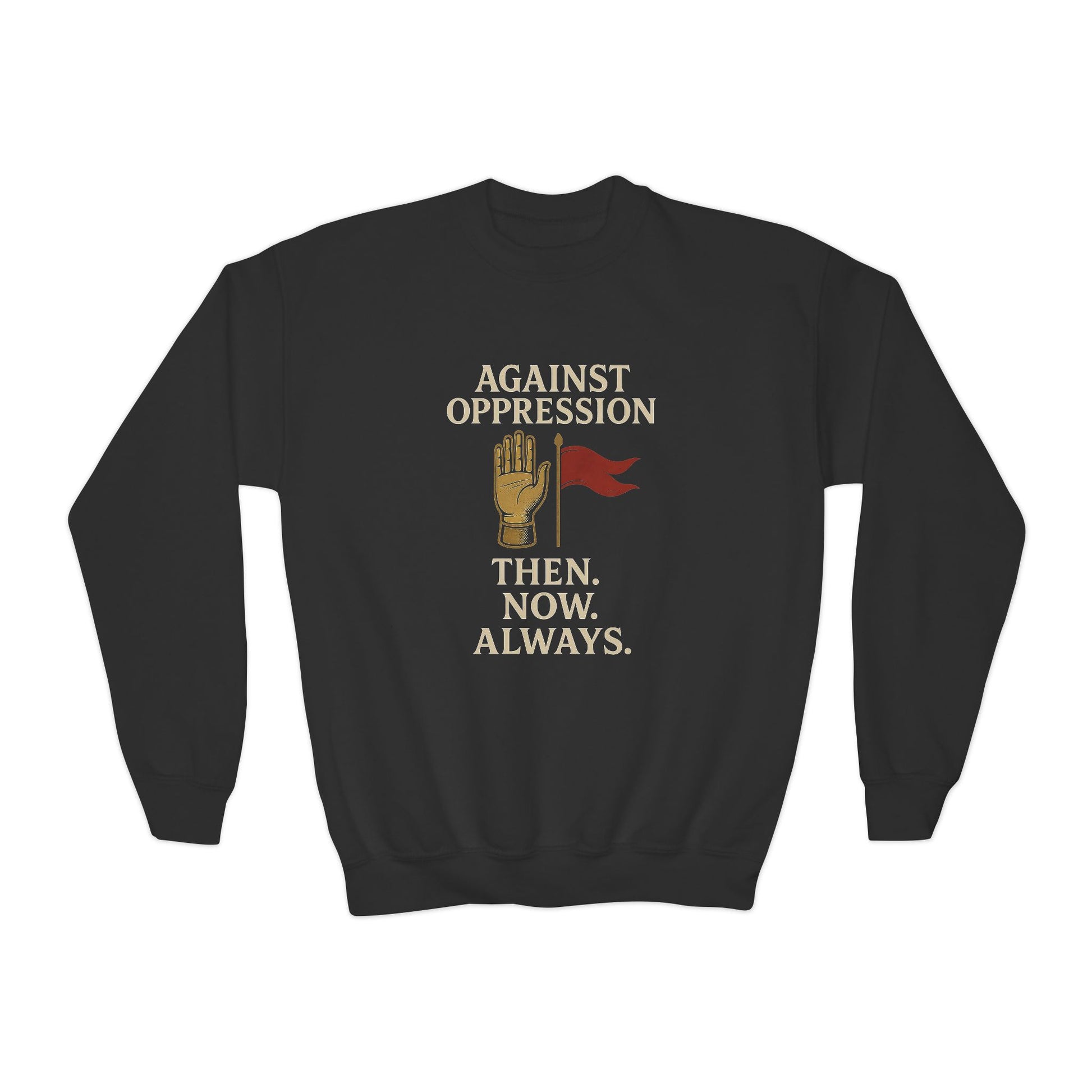 Against Oppression – Muharram & Arbaeen Edition | Unisex Youth Crewneck Sweatshirt