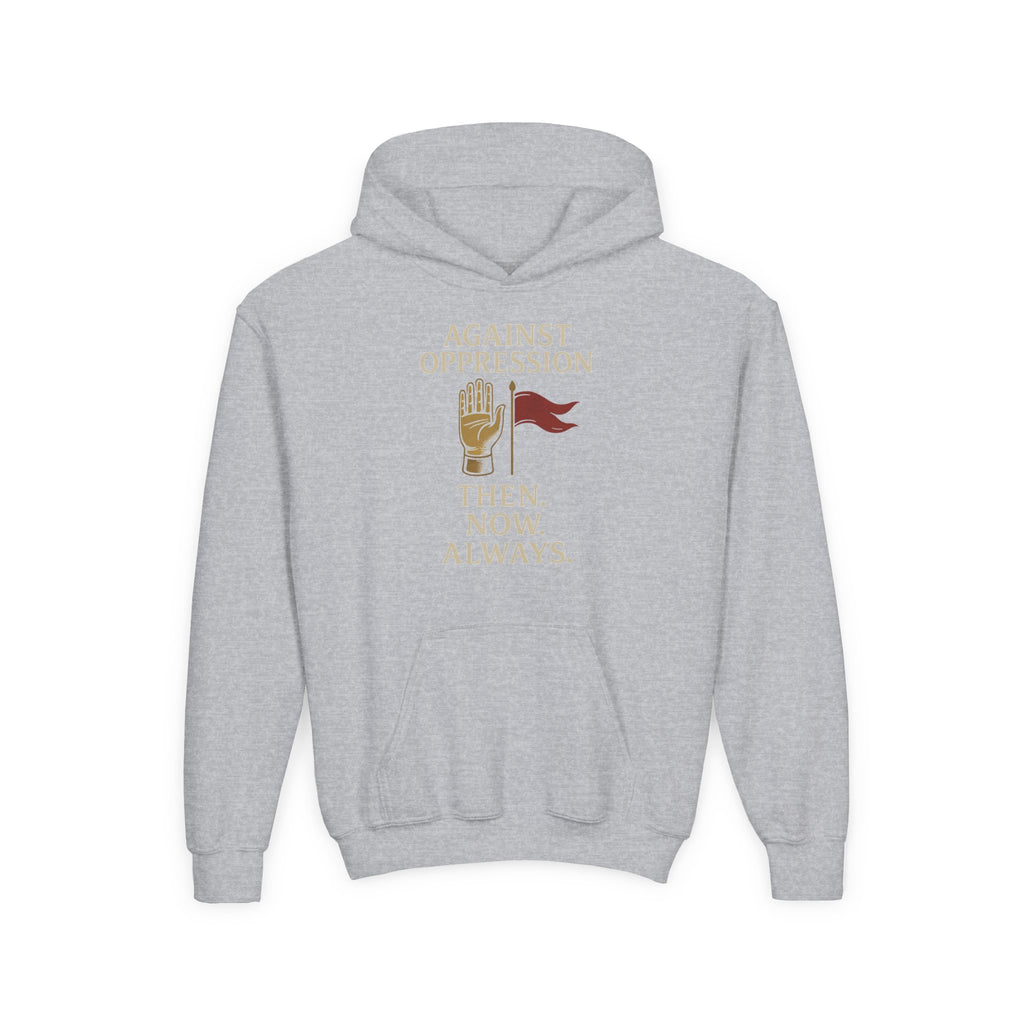 Against Oppression - Muharram and Arbaeen Edition | Unisex Youth Heavy Blend Hooded Sweatshirt