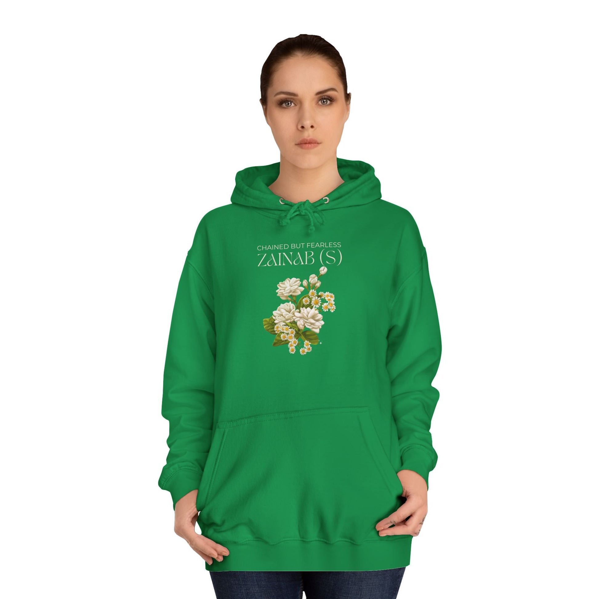 Chained but Fearless - Zainab (S) – Muharram & Arbaeen Edition | Unisex Adult College Hoodie