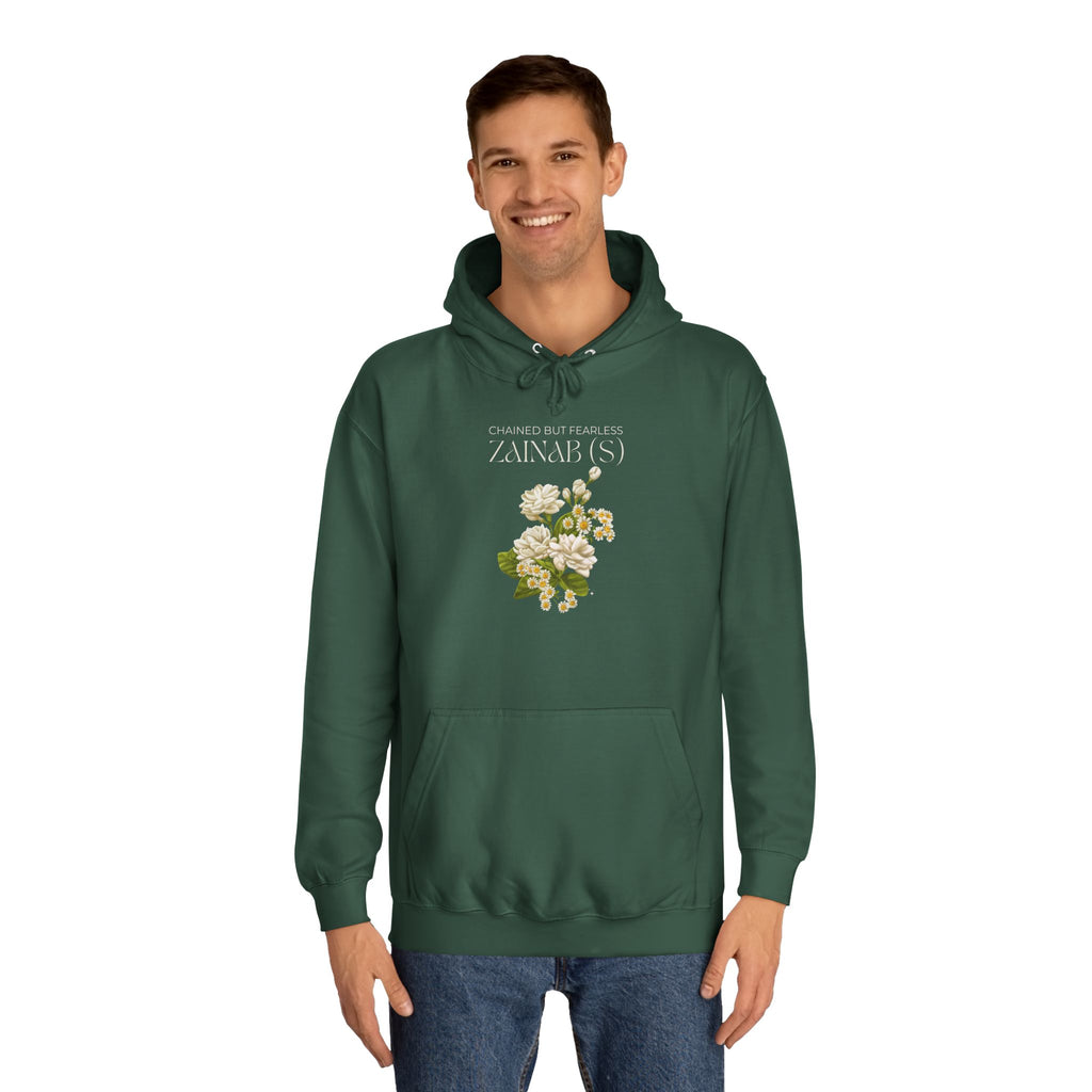Chained but Fearless - Zainab (S) – Muharram & Arbaeen Edition | Unisex Adult College Hoodie