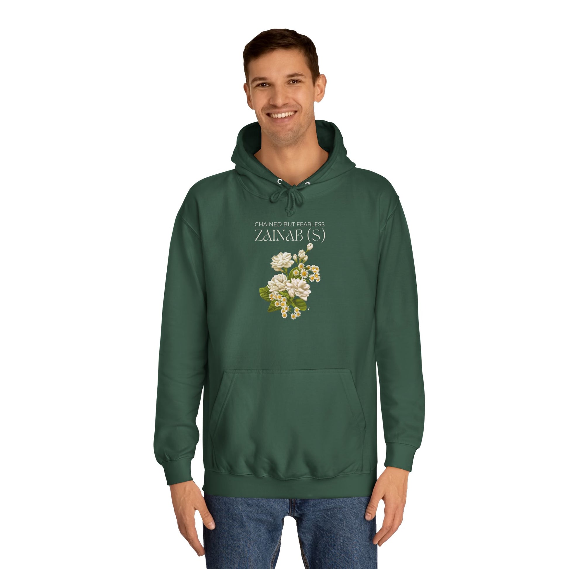 Chained but Fearless - Zainab (S) – Muharram & Arbaeen Edition | Unisex Adult College Hoodie