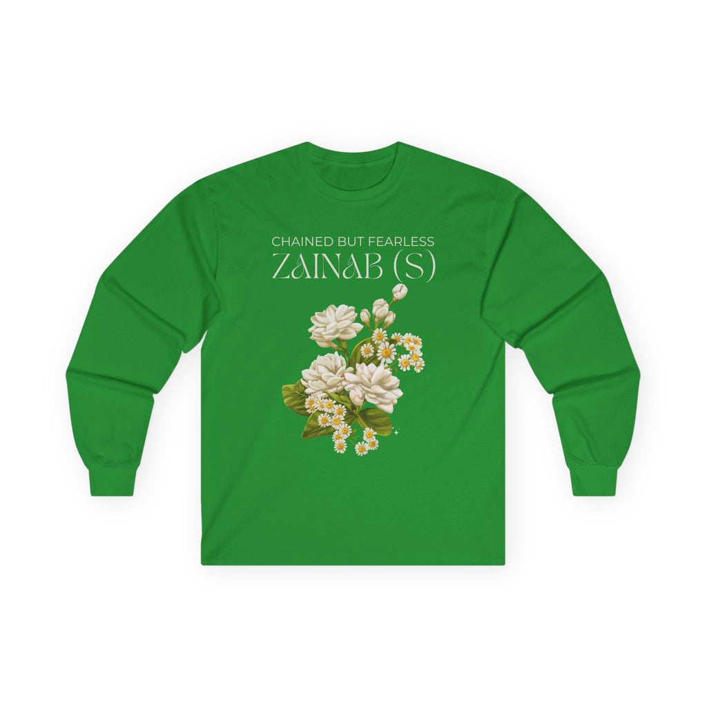 Chained but Fearless - Zainab (S) – Muharram & Arbaeen Edition | Unisex Adult Ultra Cotton Long Sleeve Tee