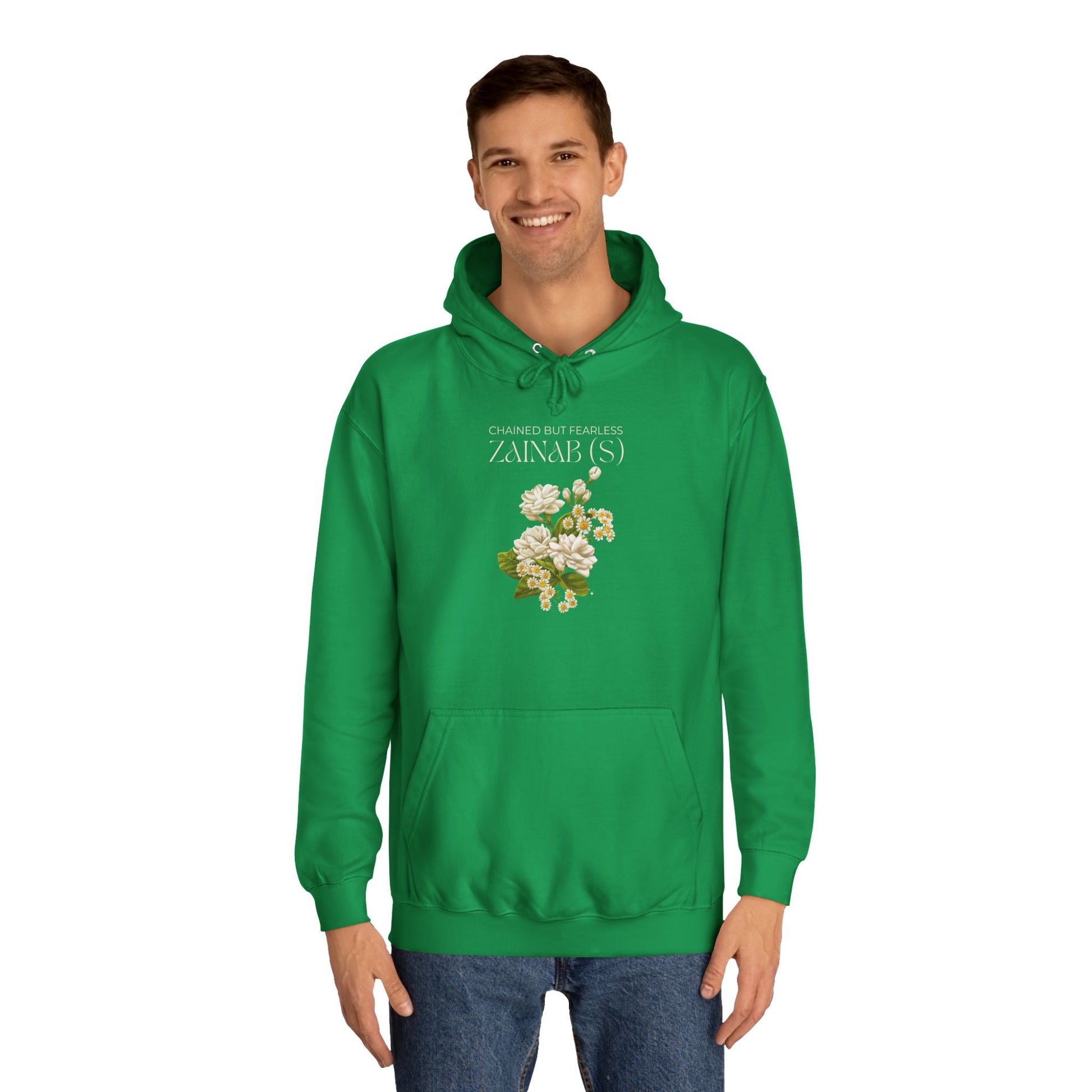Chained but Fearless - Zainab (S) – Muharram & Arbaeen Edition | Unisex Adult College Hoodie