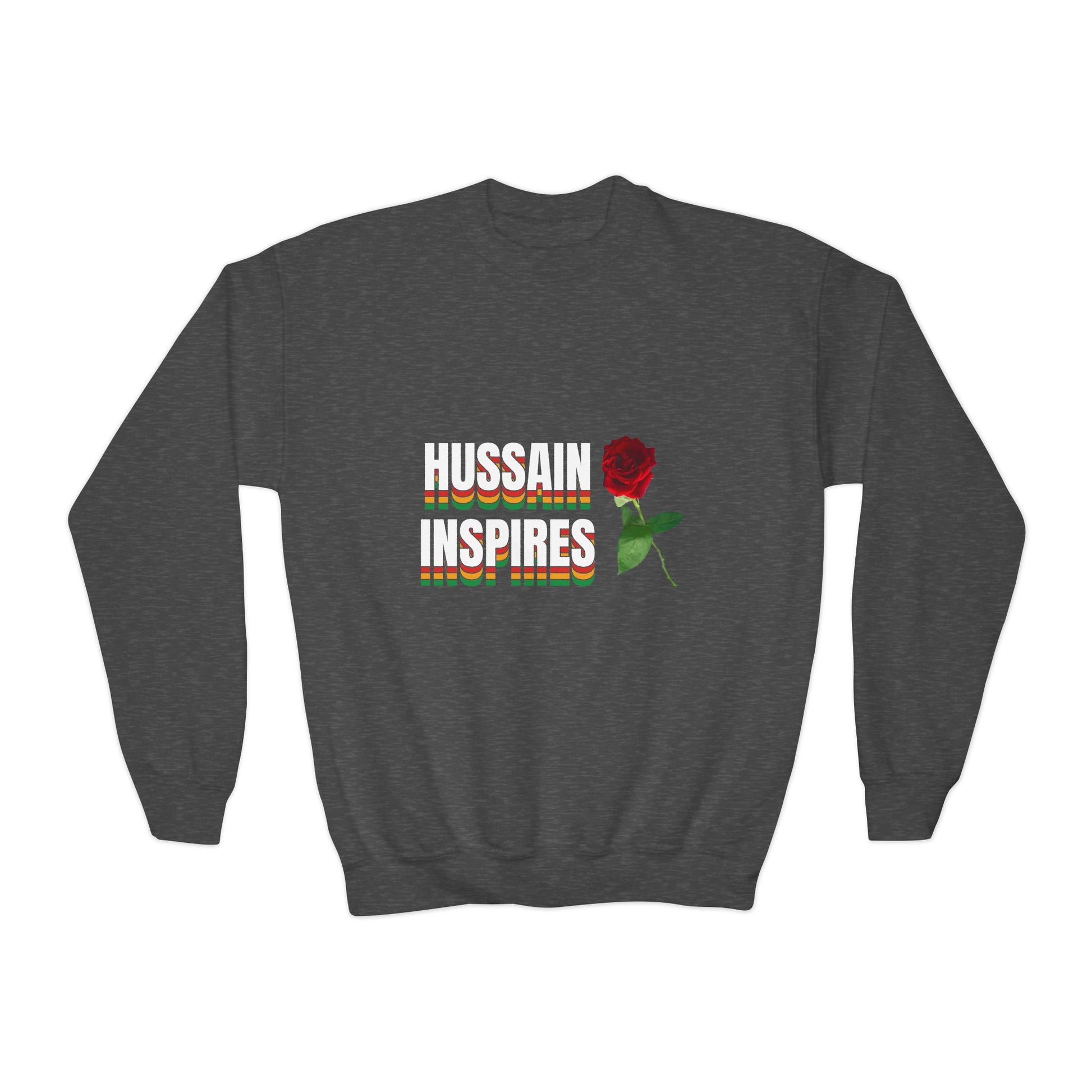 Hussain Inspires – Muharram & Arbaeen Edition | Unisex Youth Crewneck Sweatshirt